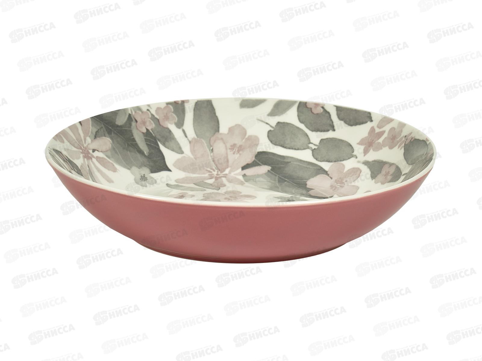 Тарелка суповая Blooming 20см розовый DMD247