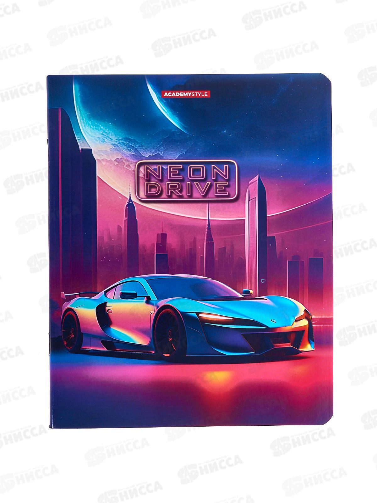 Тетрадь 48л кл. АКАД Neon Drive EAC-14098/5 *60
