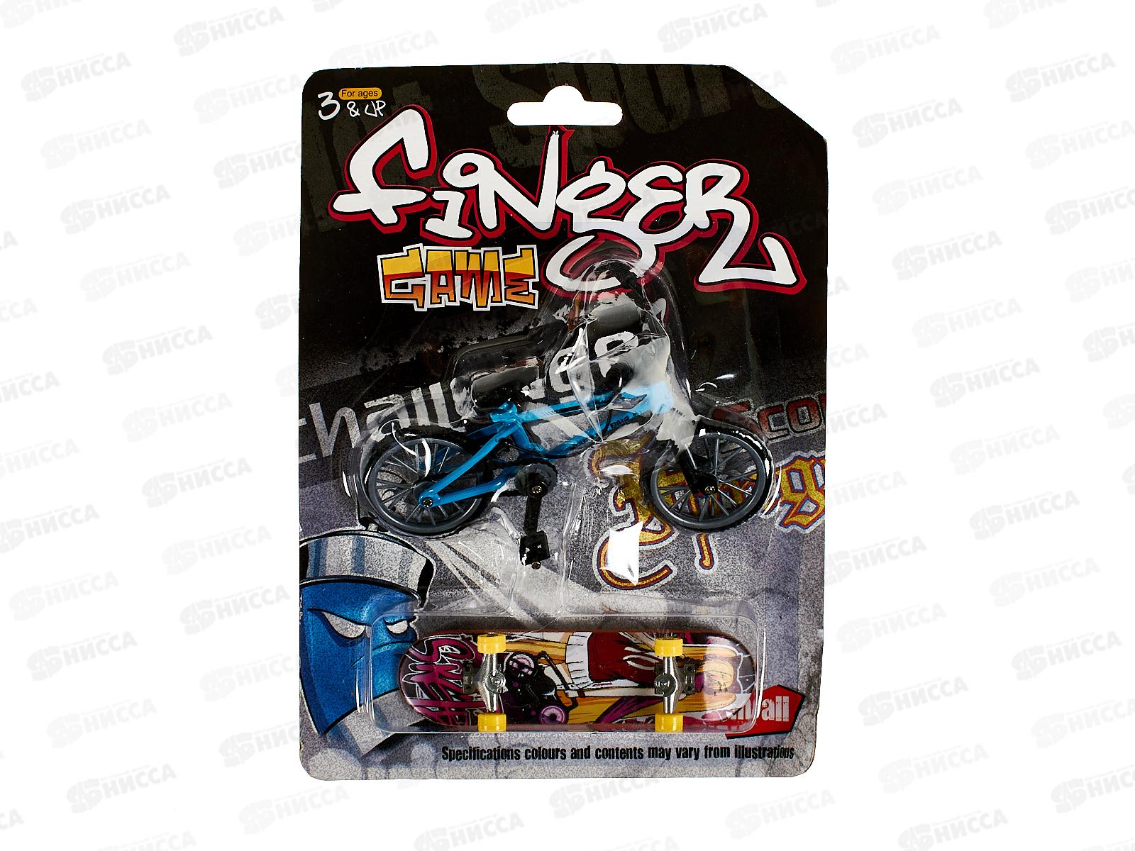 Набор &quotЭкстремальный спорт&quot фингербайк, финерборд, IT110081 на блистере 14*19*4,5см