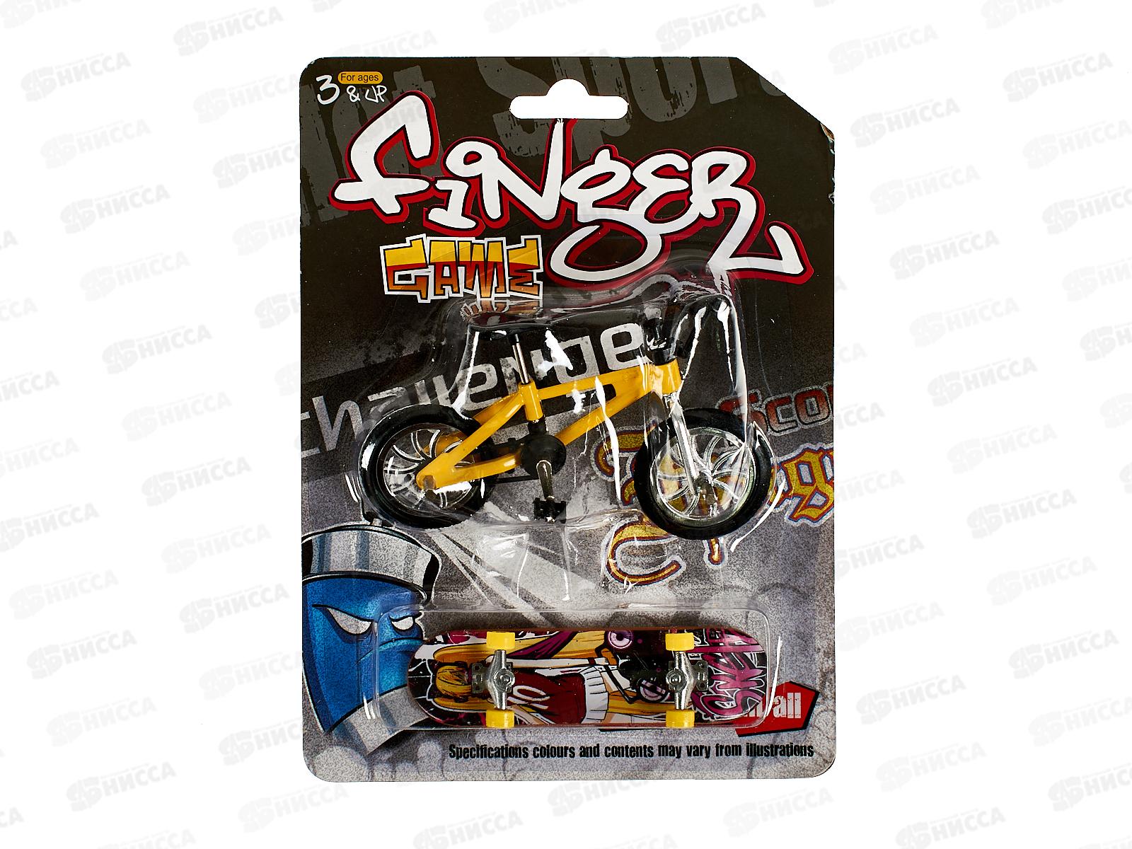 Набор &quotЭкстремальный спорт&quot фингербайк, финерборд, IT110082 на блистере 14*19*4,5см