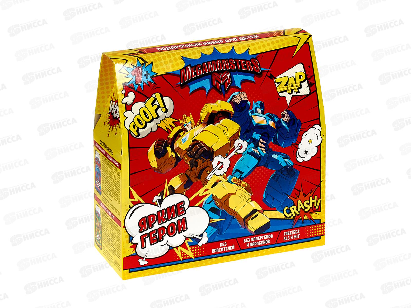 Мегамонстры ПН Яркие герои (Шампунь с конд+гель-пена) 250мл *6