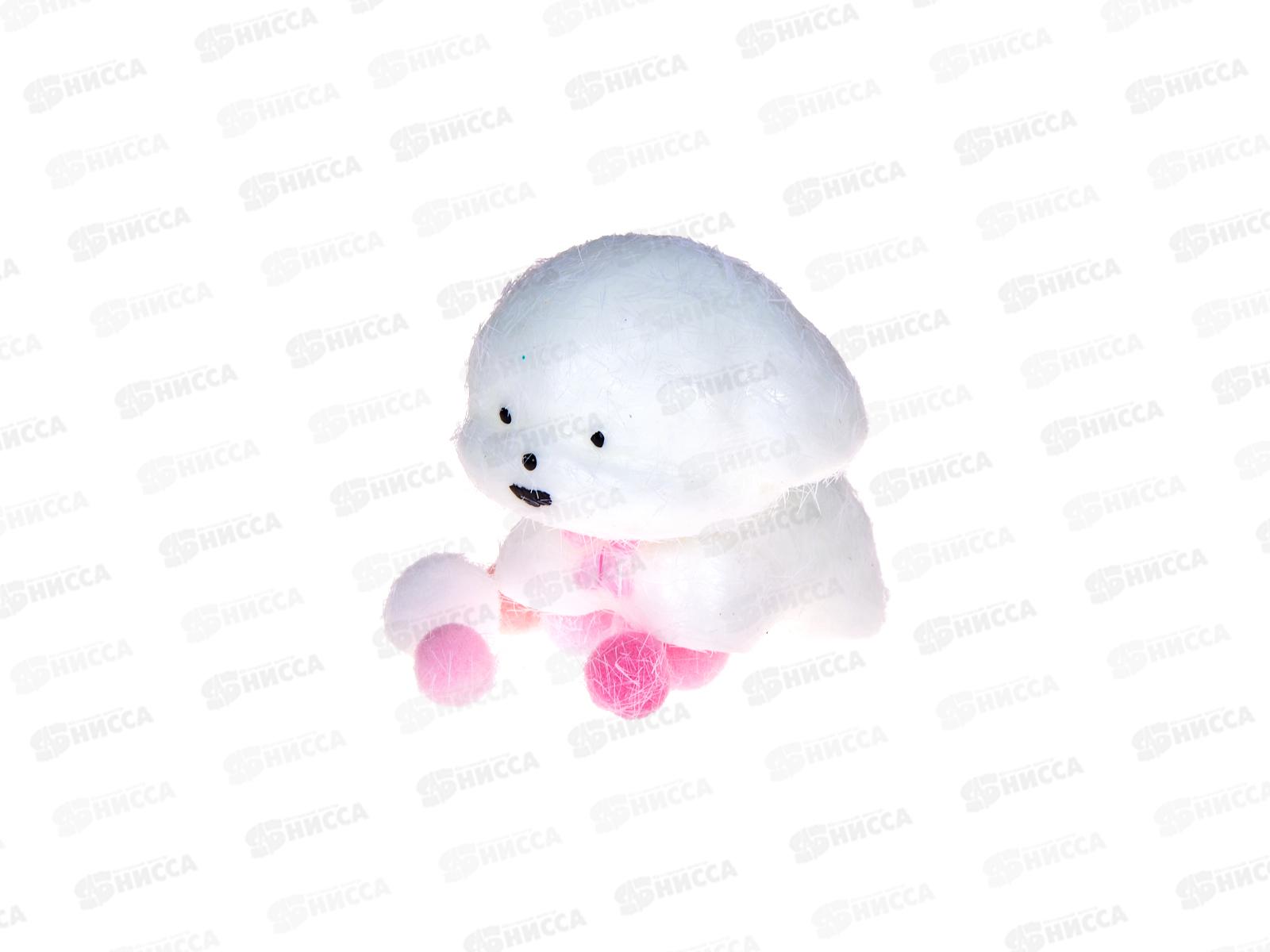 Антистресс №200-1 Сквиш &quotСобачка Снежок&quot пакет 16-13