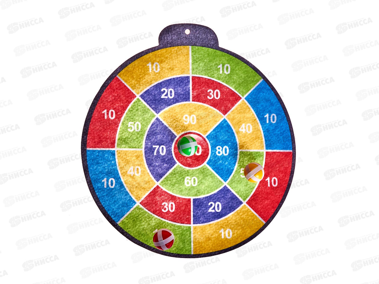 Дартс №268-26 с пластиковыми дротиками на липучке, пакет 39*1*36