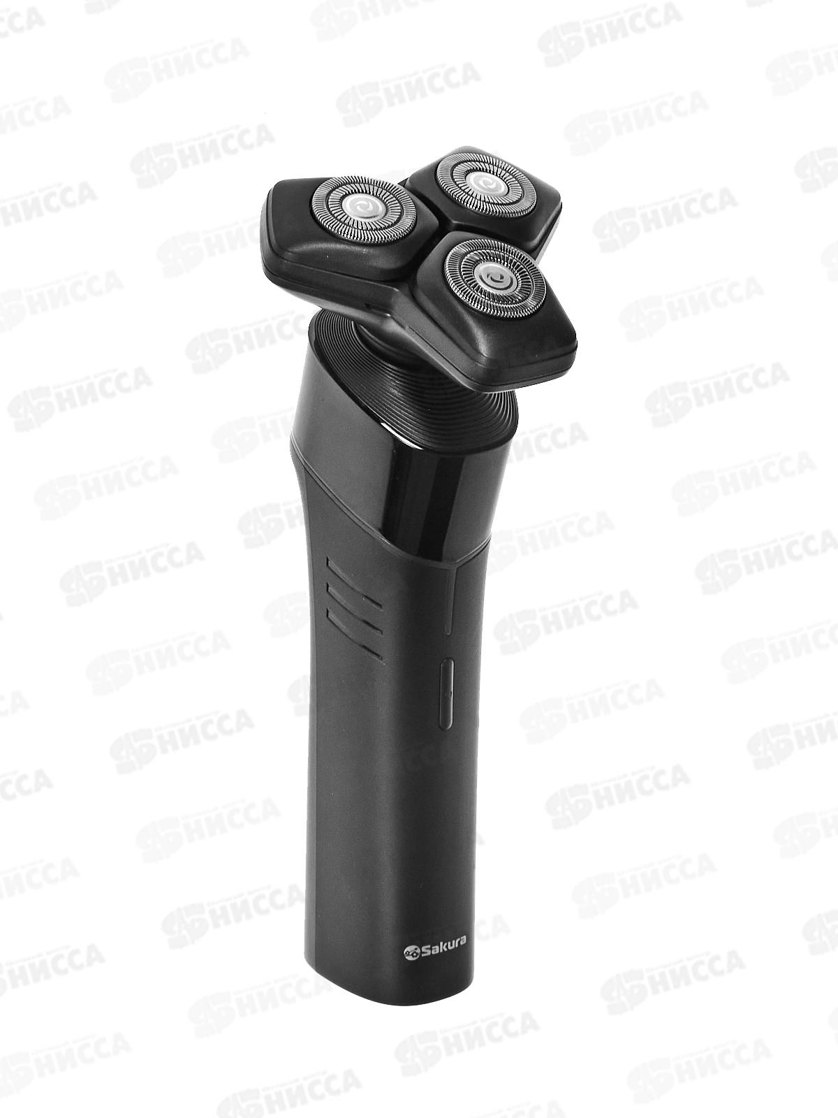 Бритва электро SA-5432BK 5в1 черный сух/влаж бритье