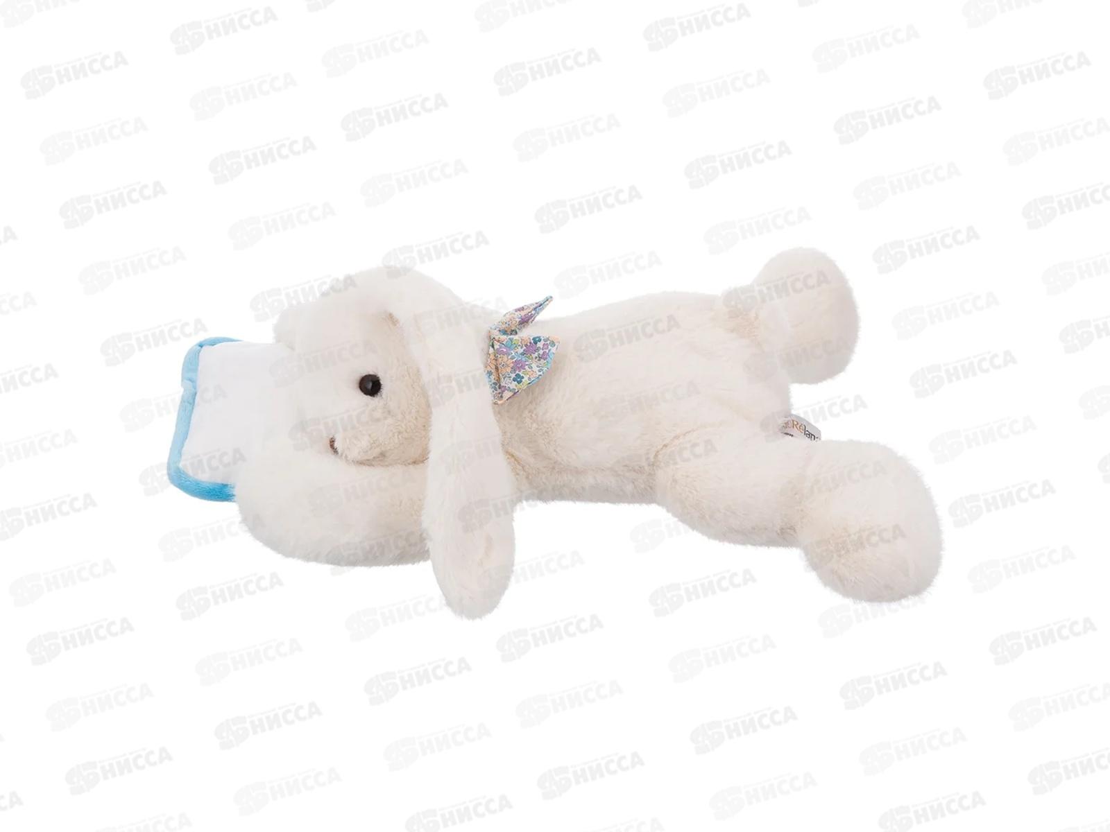 Игрушка ТМ &quotRelana" Зайка лежебока с подушкой, 30см, RL24037-30