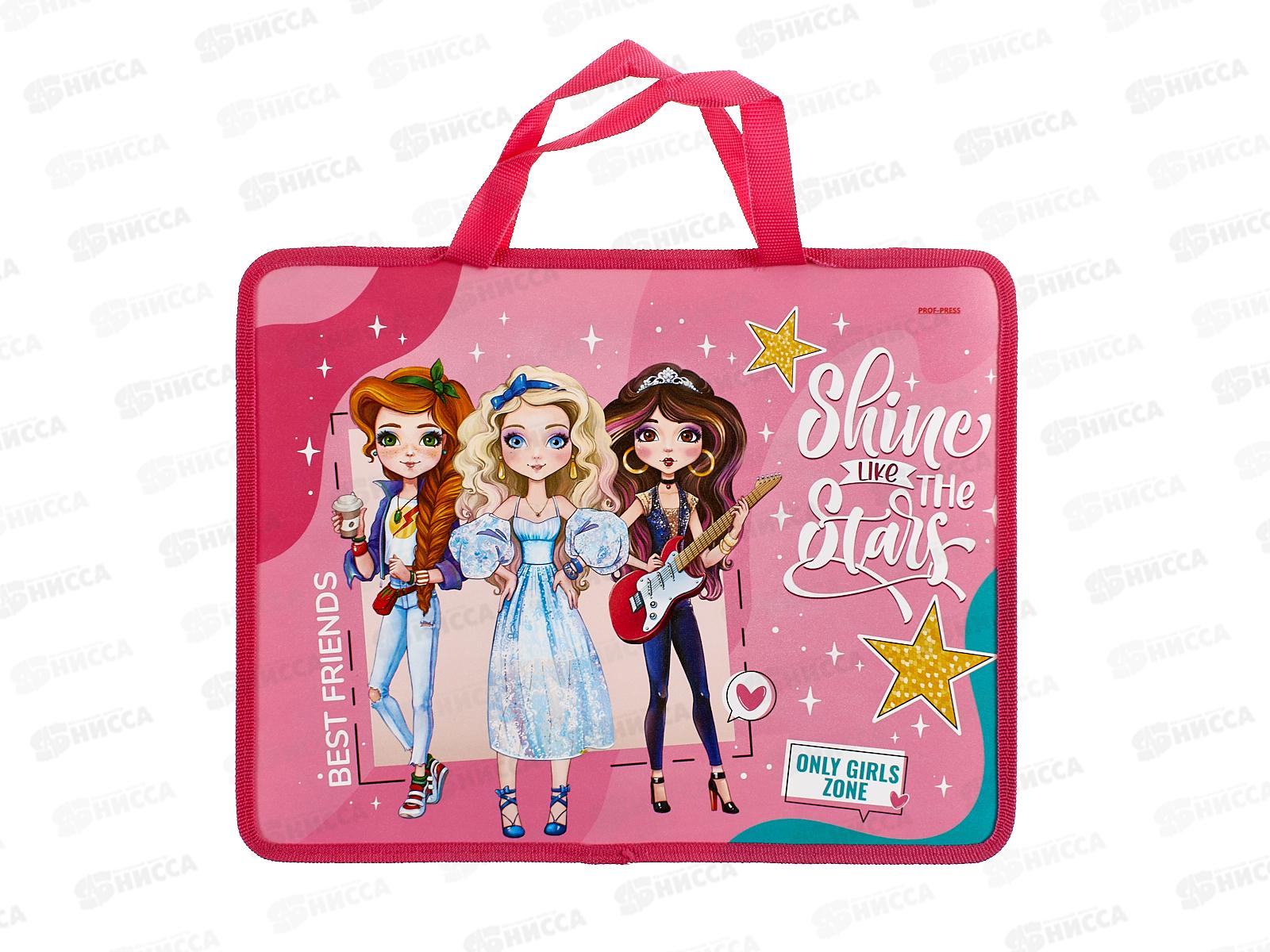 Папка детская ПП Будь звездой, пластик, 334х260мм, П-8598  *30