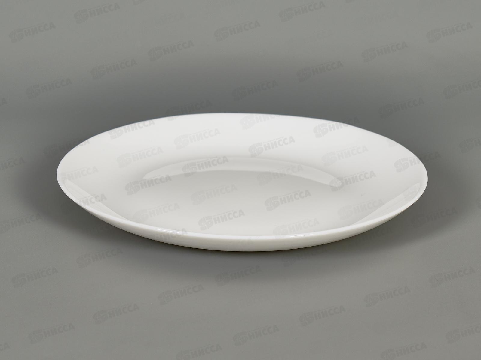 Тарелка плоская круглая d-19 (6/72) 1000б-тп7,5 Белье стеклокерам