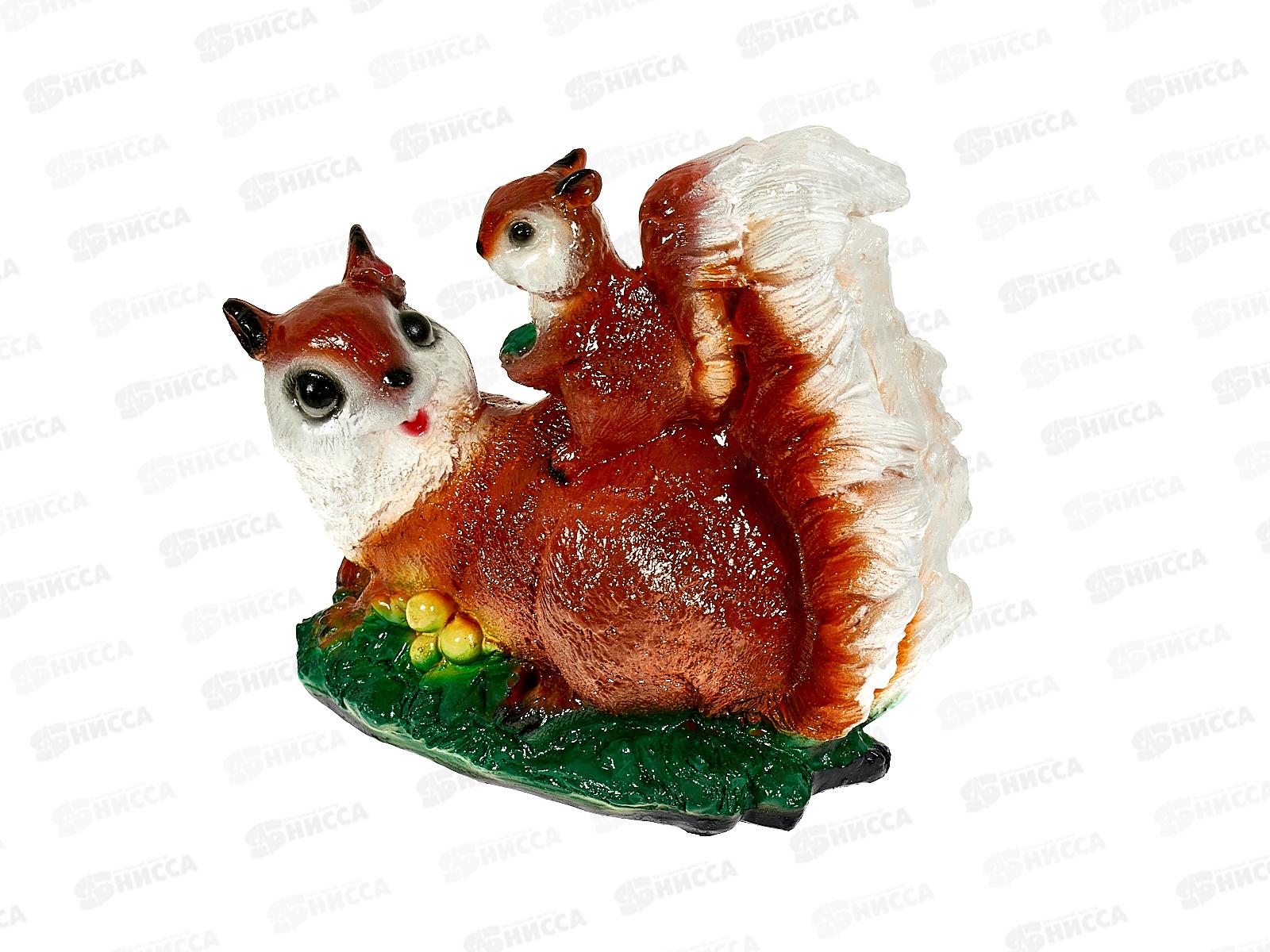 Фигура садовая из гипса &quotБелка с бельчонком&quot (200*230мм) арт.204