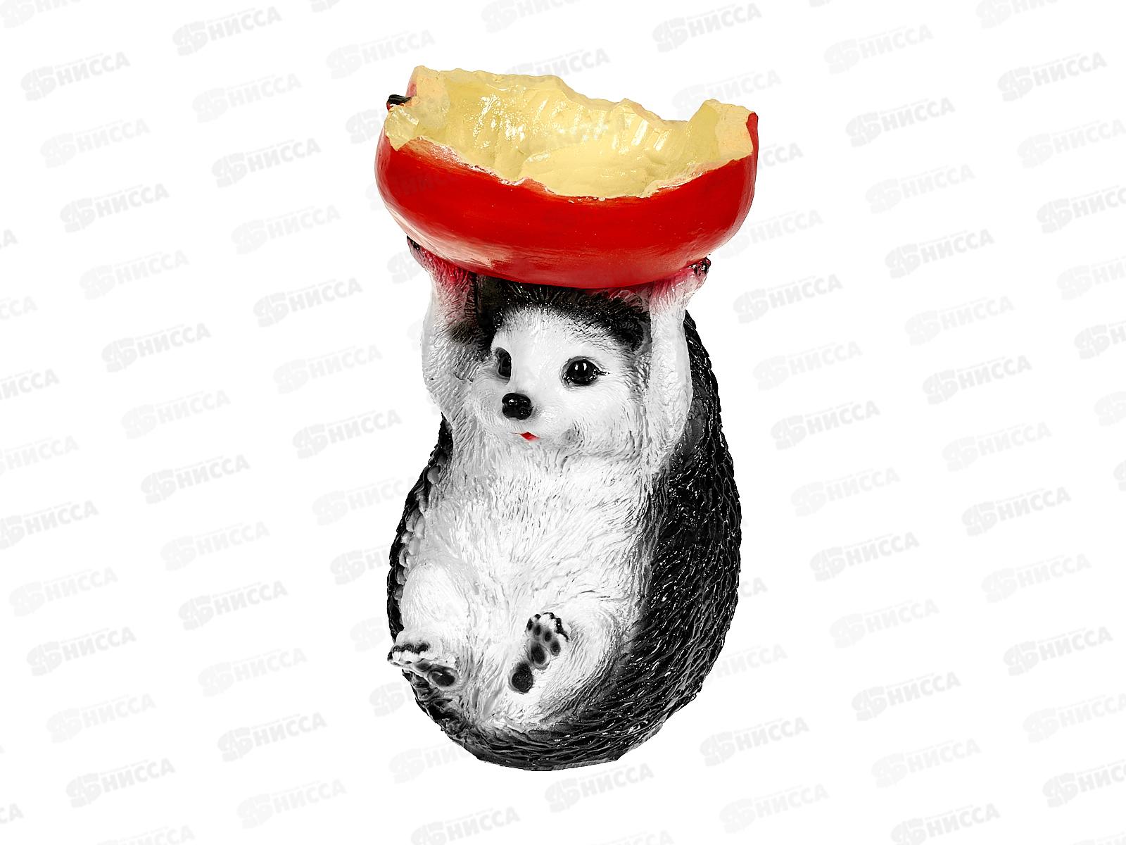 Копилка "Ёж с яблоком" (230*140мм) арт.266