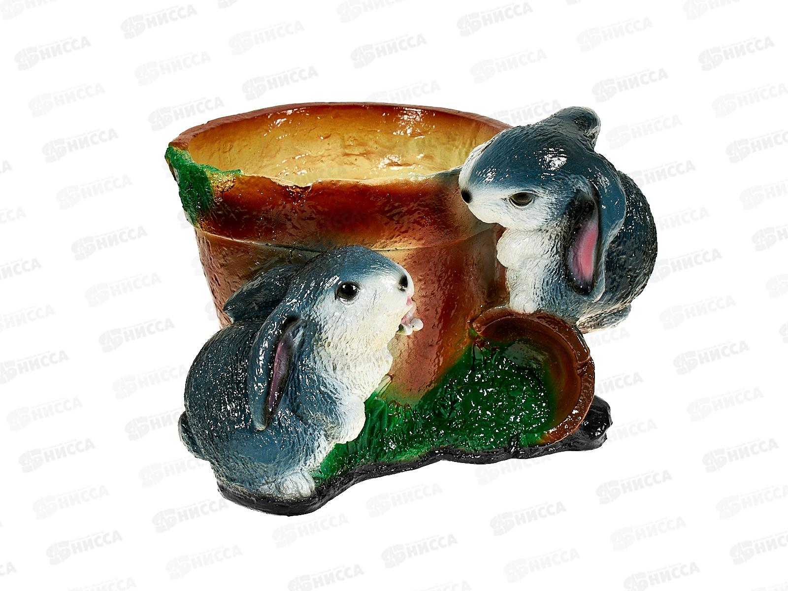 Кашпо &quotДва Зайца&quot (170*240мм) арт.104