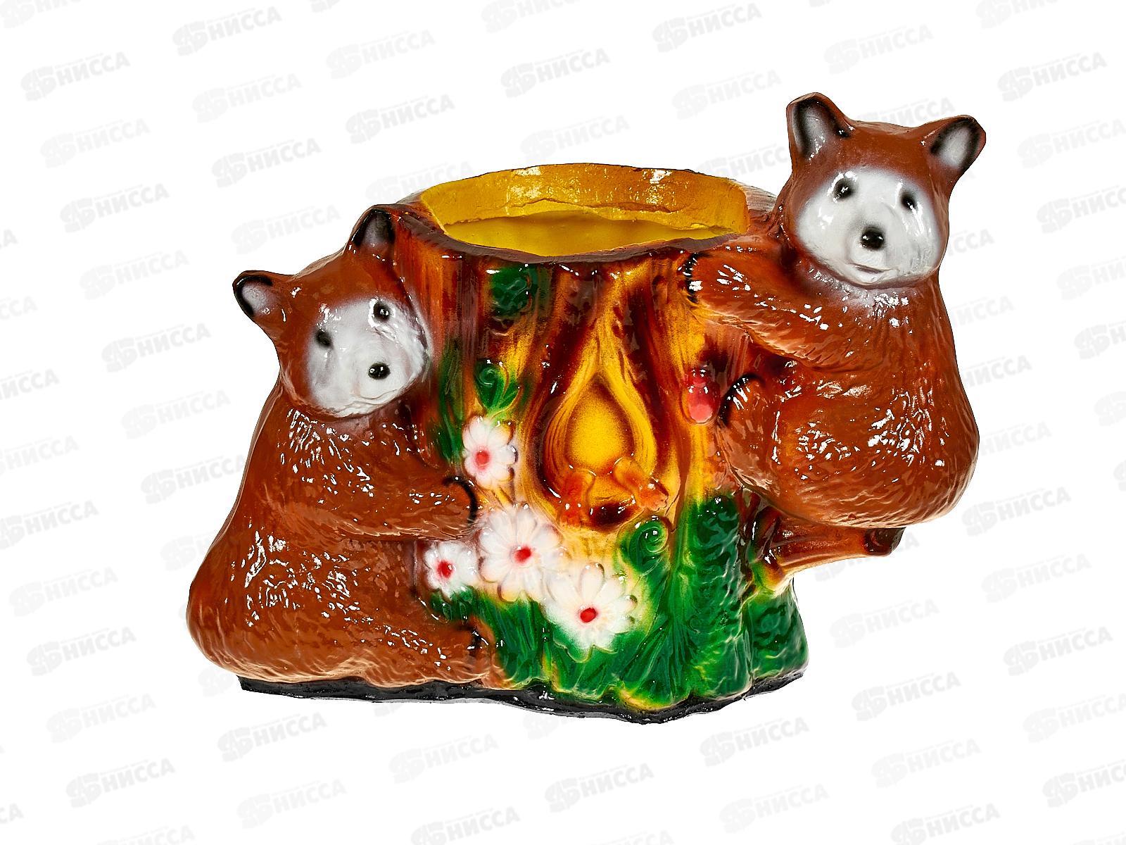 Кашпо "Два Медведя" (240*300мм) арт.107