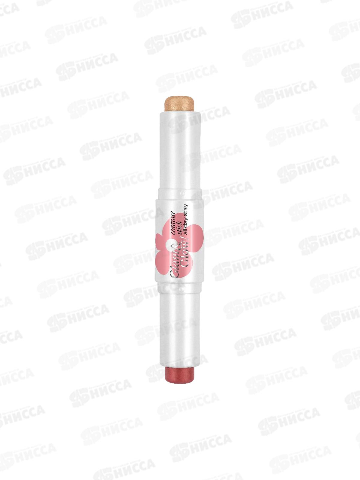 Monic Beauty Двухсторонний контуринг G&G №01 хайлайтер+румяна *3