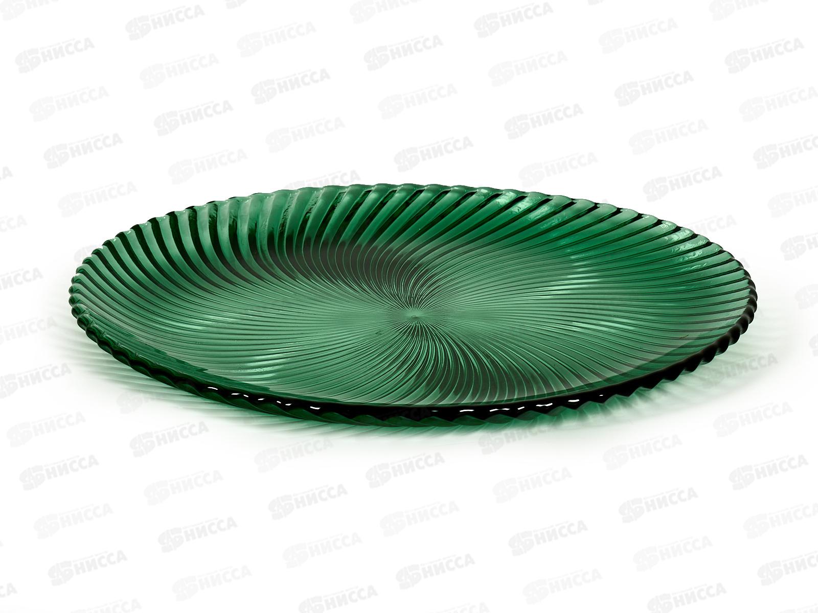 Тарелка сервировочная EQ2002-5G/L1 стеклянная 32см