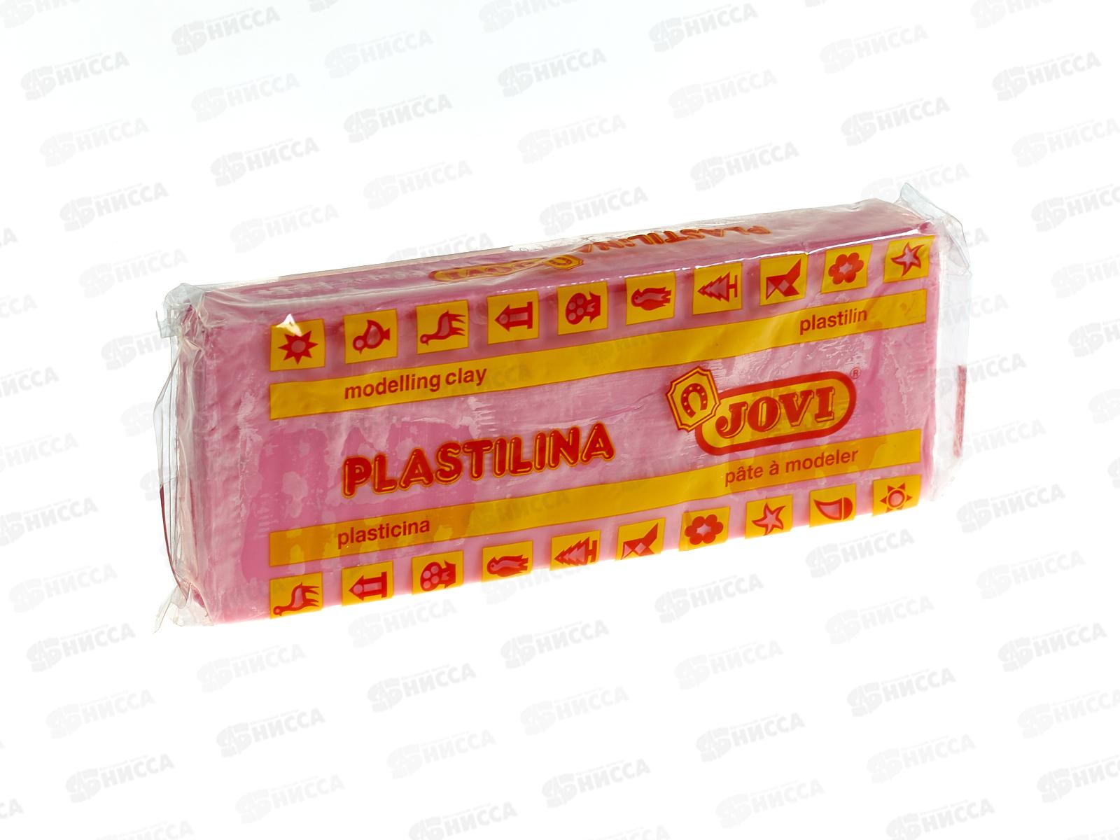 Пластилин растительный JOVI розовый 150г 7107