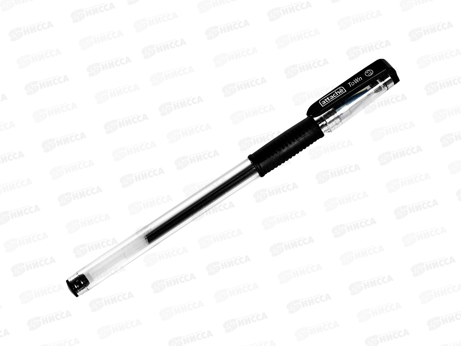 Ручка гел. ATTACHE Town 0.5мм, черная, 168714 *12/360