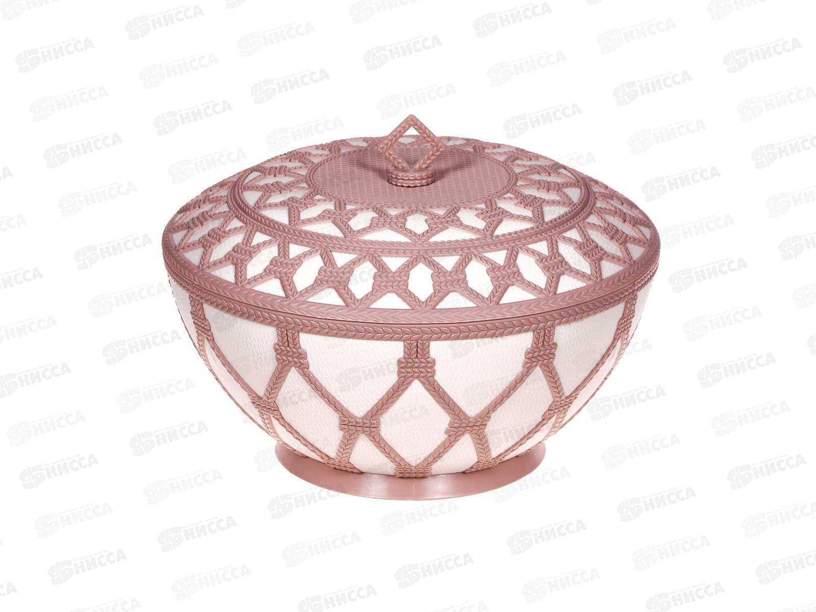 Сухарница &quotАрабеска&quot 1,7л с/кр Св бежевый М6501 *16