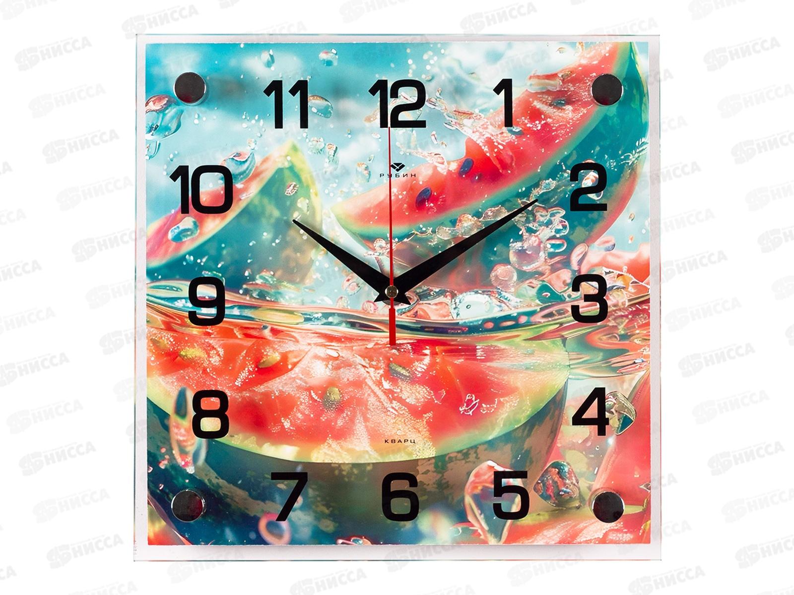 Часы настенные &quot21 Век&quot 2525-052 Сочные арбузы Рубин