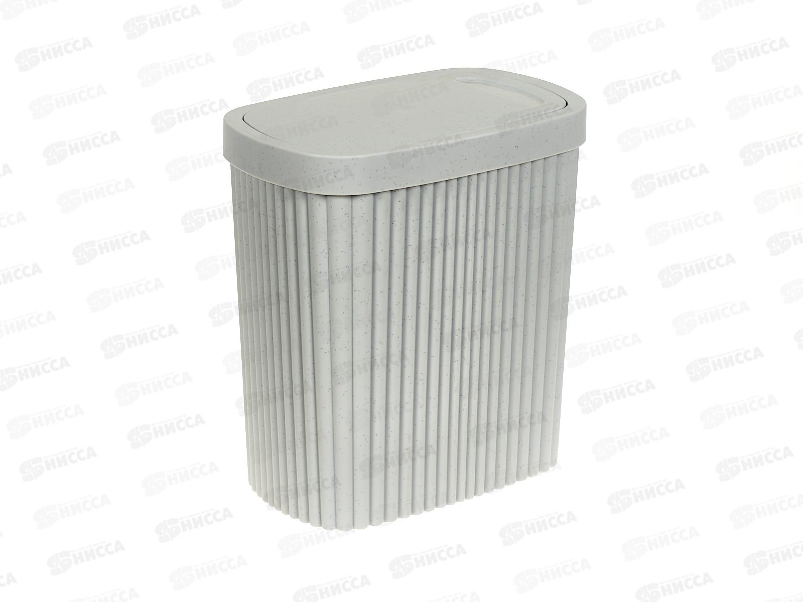 Контейнер д/мусора 1,9л VELVET Св-серый флэк 435204438 БП