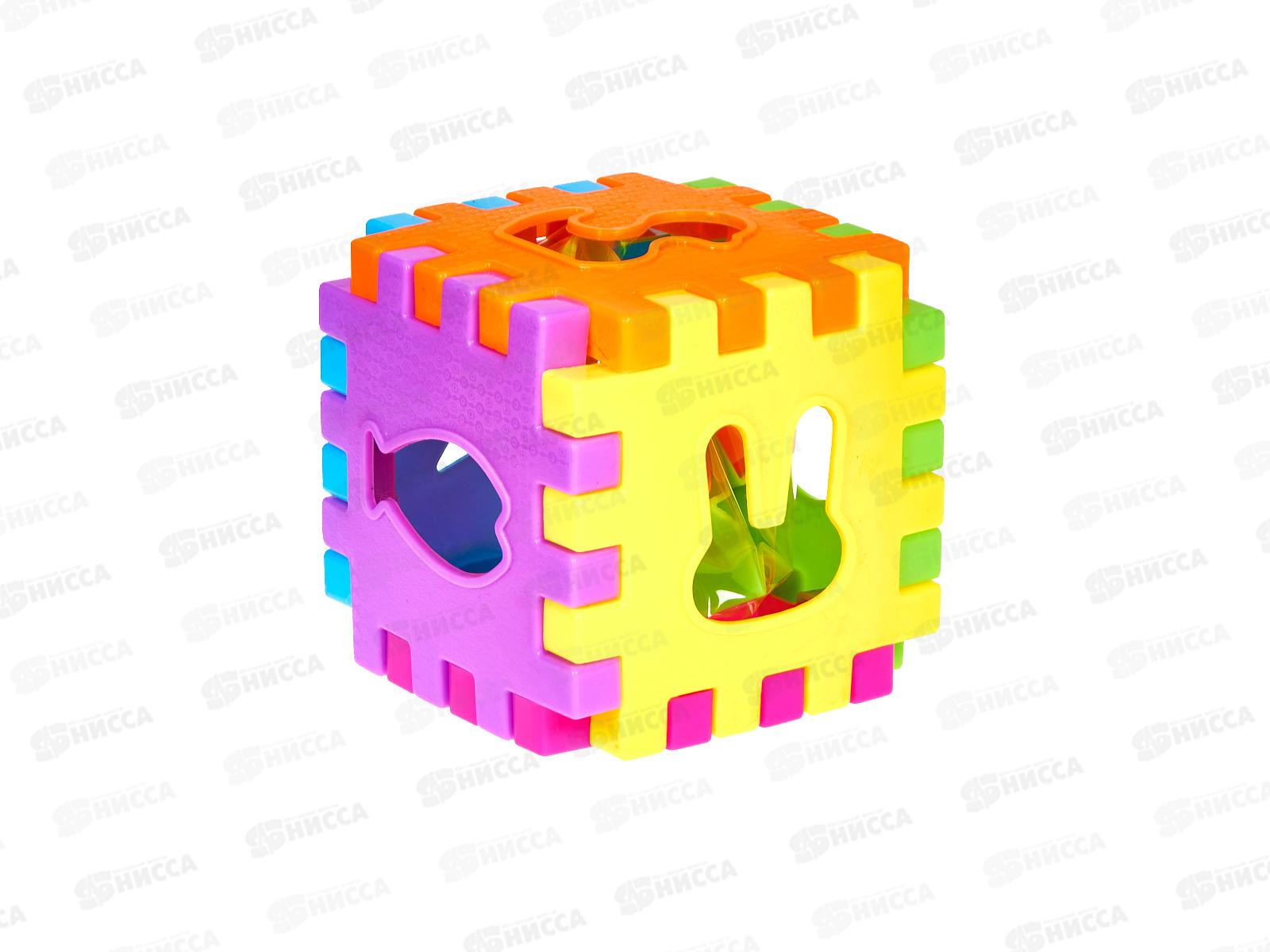 Игрушка развивающая &quotКуб логический&quot 2910680 в сетке 9*9*9см