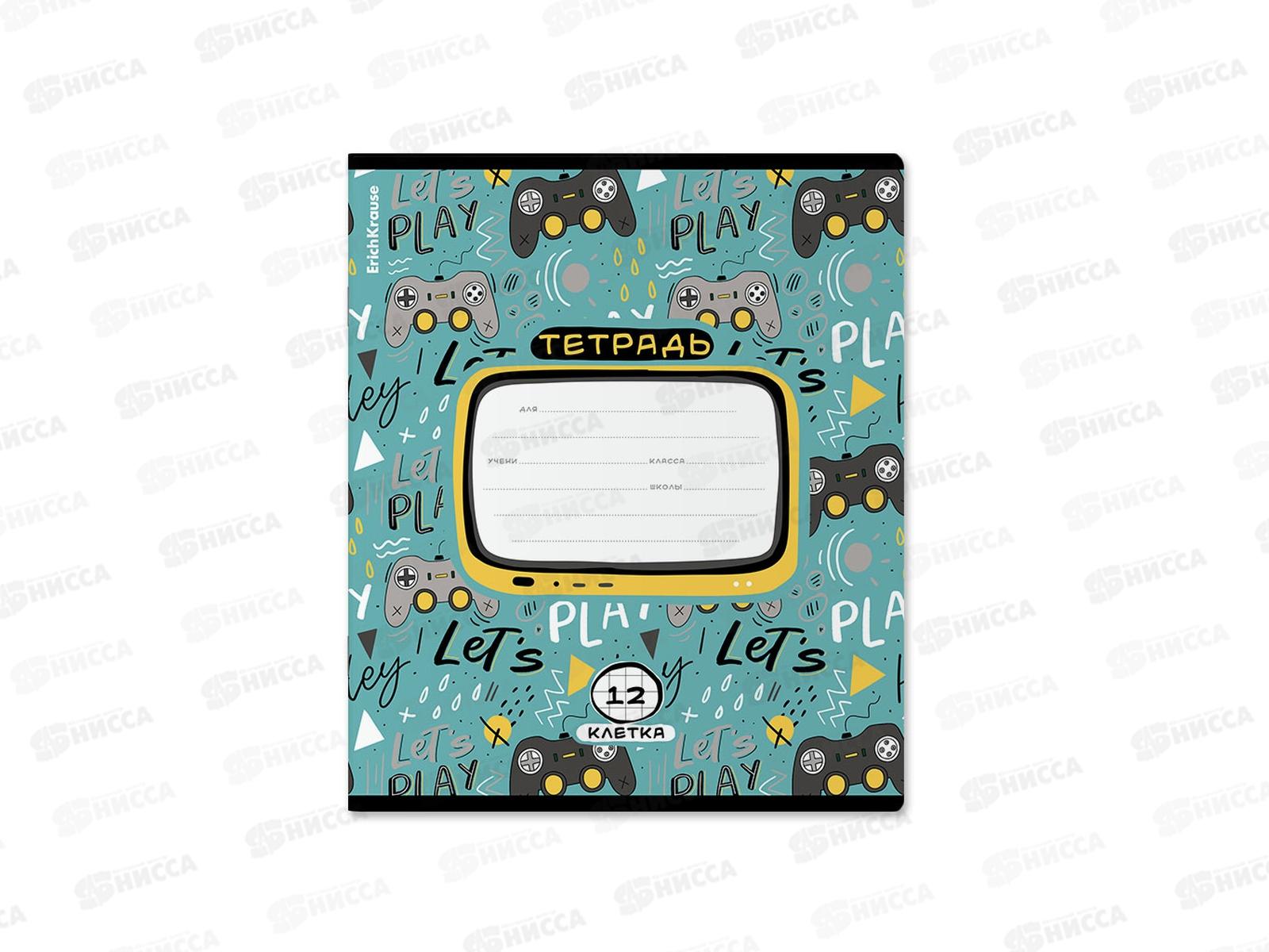 Тетрадь 12л кл. ПОЛИ Gamepad 58386 *10/280