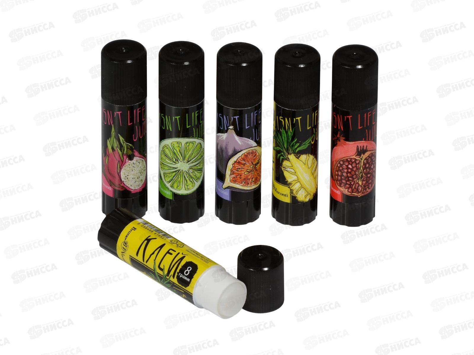 Клей карандаш  Альт 8г, Juicy основа ПВА 40-0007 *30