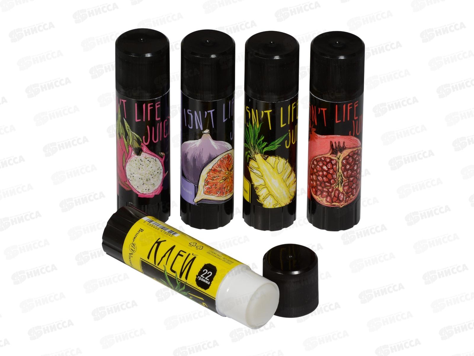 Клей карандаш  Альт 22г, Juicy основа ПВА 40-0013 *60