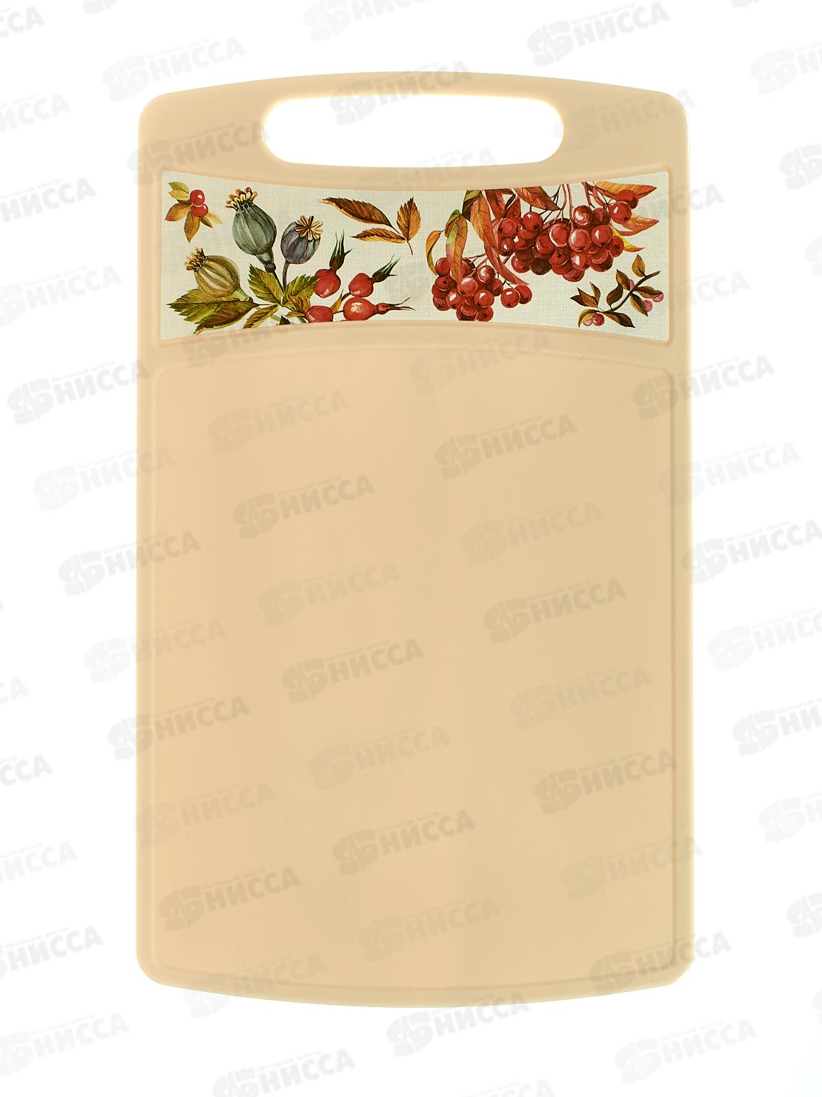 Доска раздел 260*155*3,5мм прямоуг с декор Бежевый 222142727/09 *20