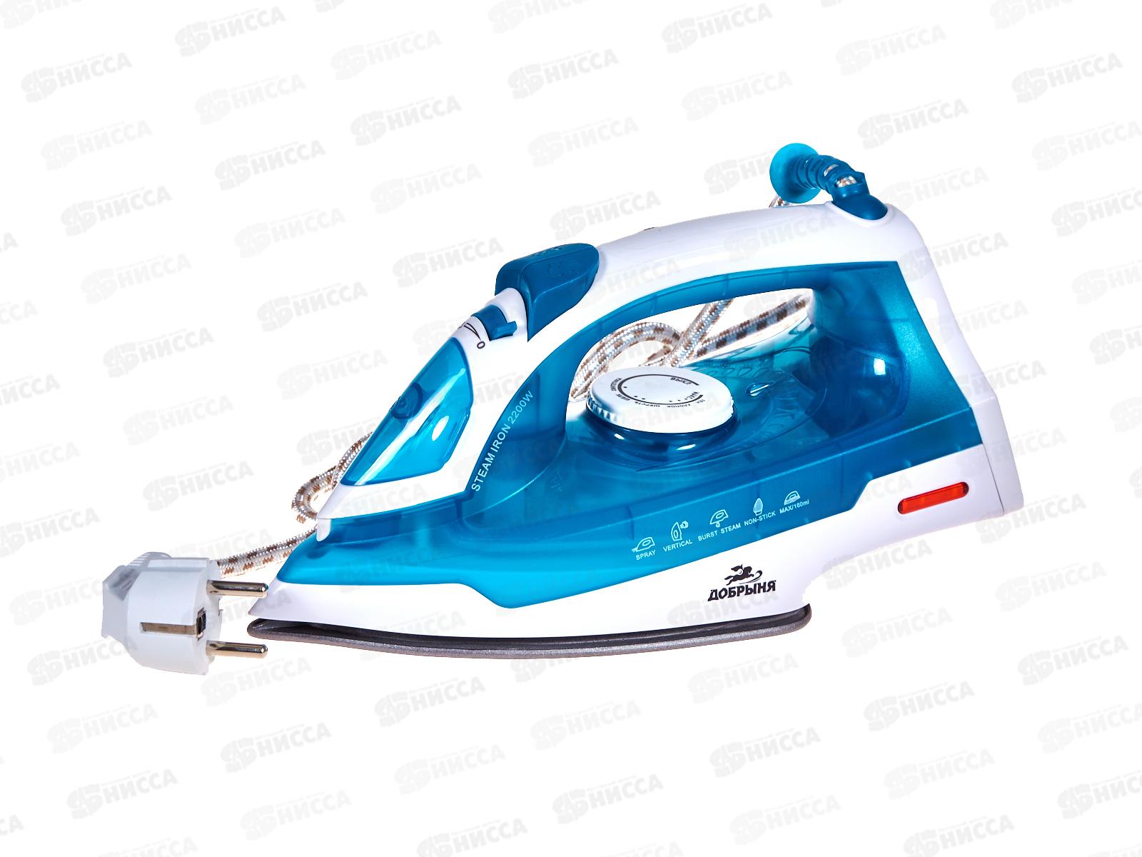Утюг DO-3123 2200Вт бело-синий вер.отп Добрыня