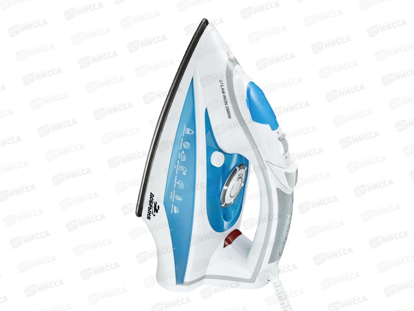 Утюг DO-3122 2600Вт бело-голубой кер вер.отп Добрыня