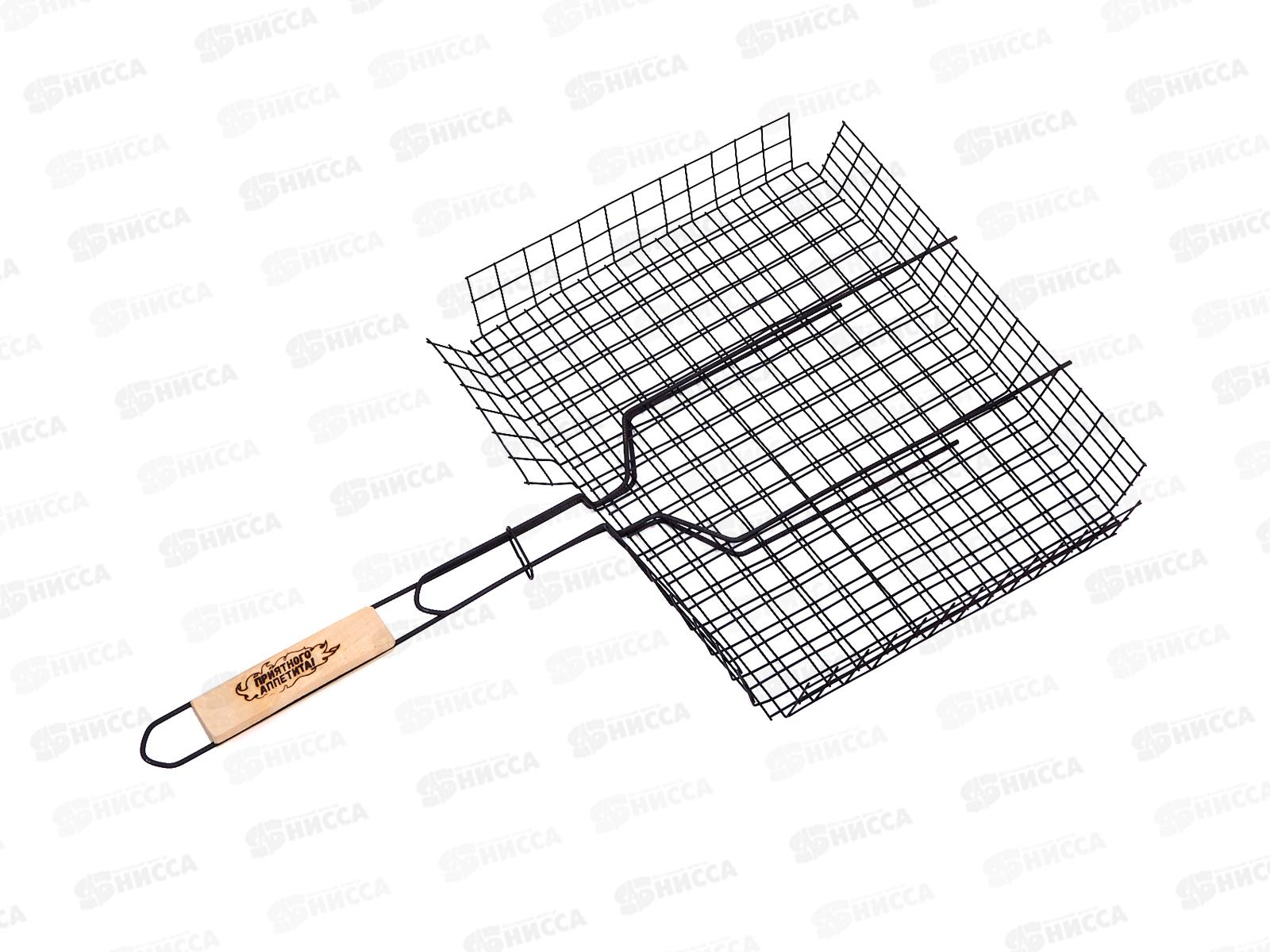 Решетка д/барбекю &quotБольшая&quot глубокая 41*33,5*6см  СП0306/оксид