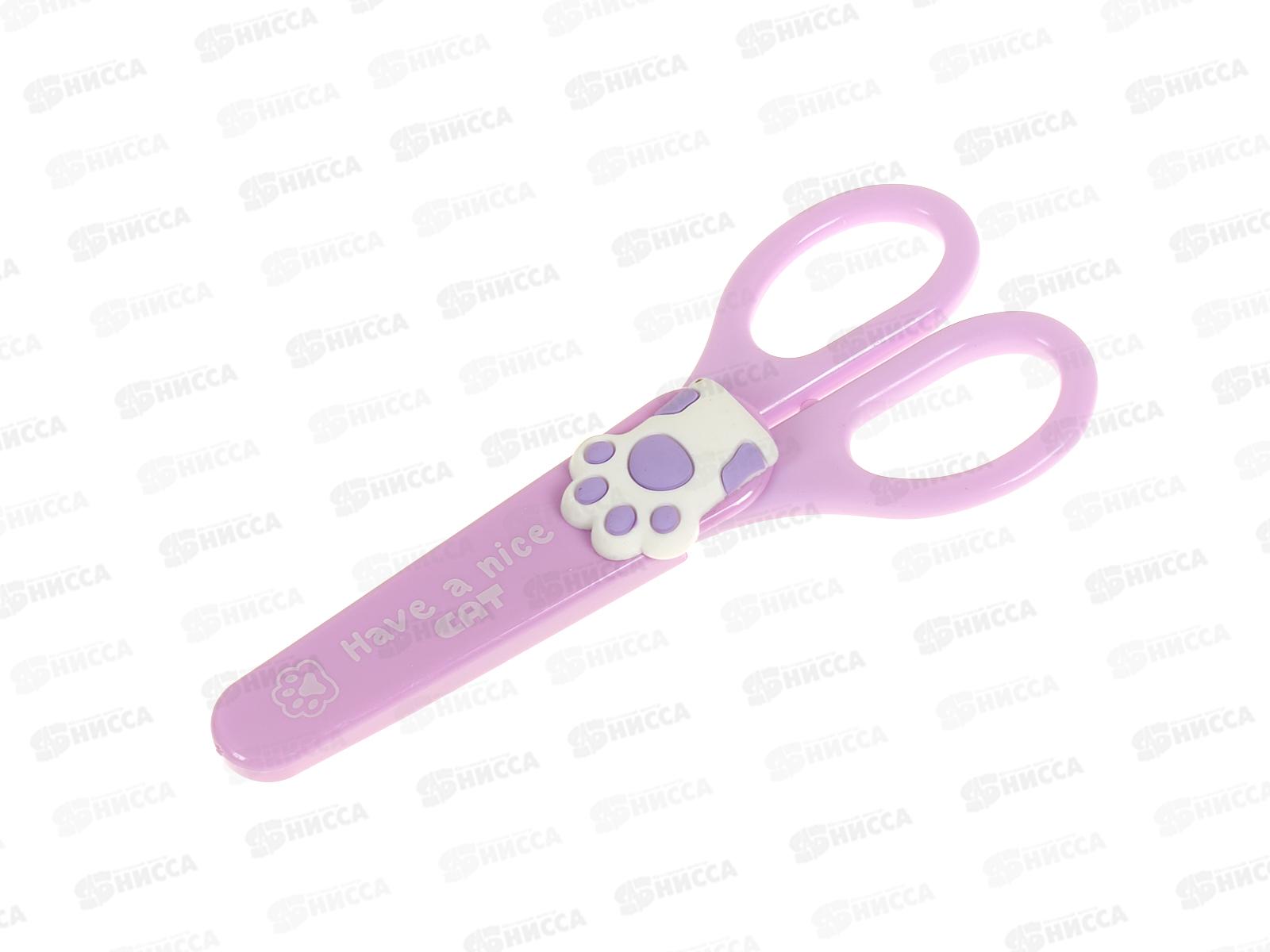 Ножницы дет. MAZARI M-5638 138мм, пл.лезвия, асс. *24/480