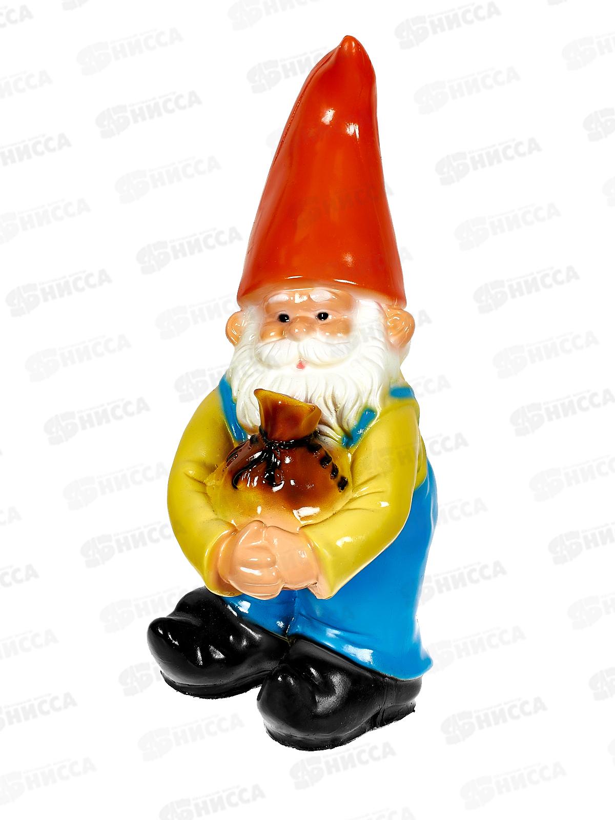 Фигура садовая из гипса &quotГном с мешком&quot (520*210мм) арт.138