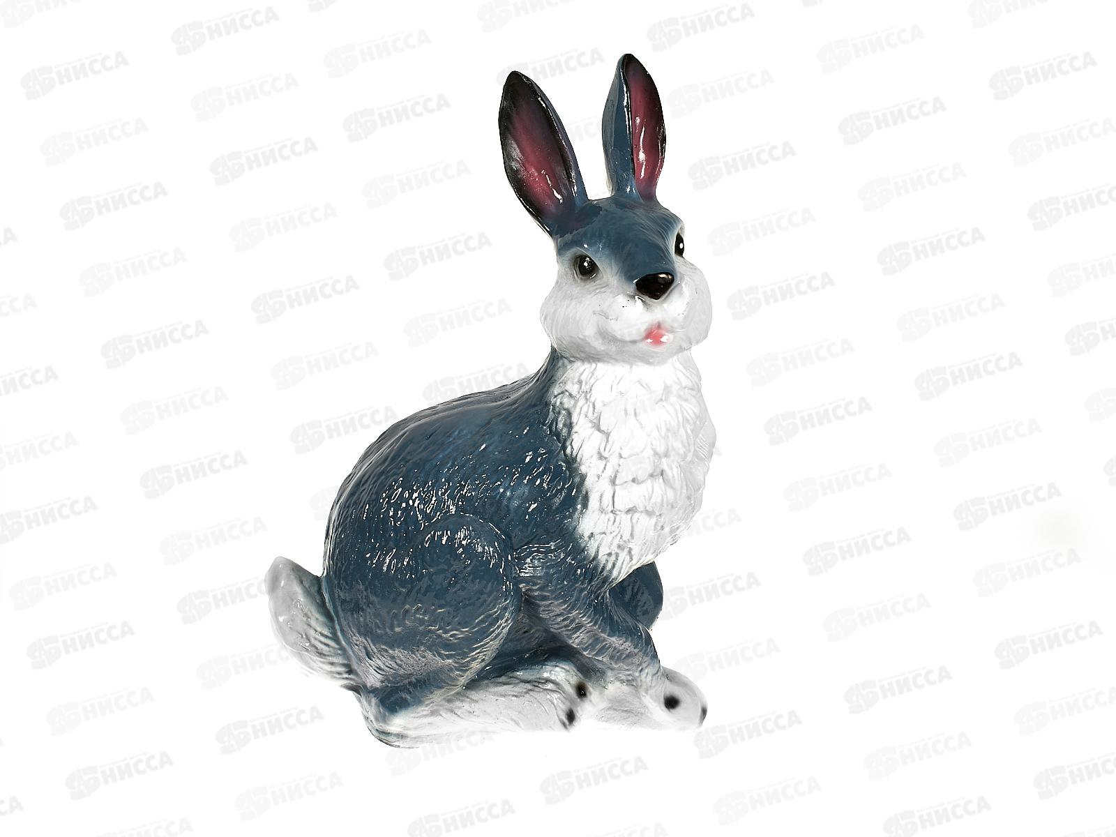 Фигура садовая из гипса &quotЗаяц-Русак&quot (370*240мм) арт.124