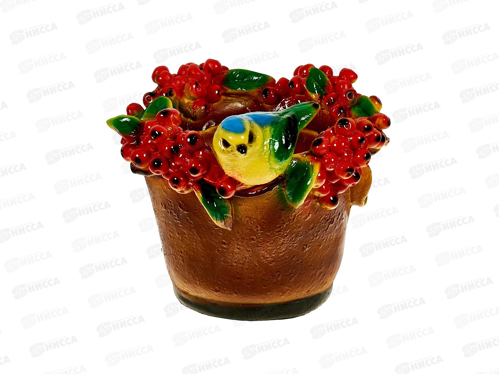 Кашпо &quotСиница на рябине&quot (170*200мм) арт.179