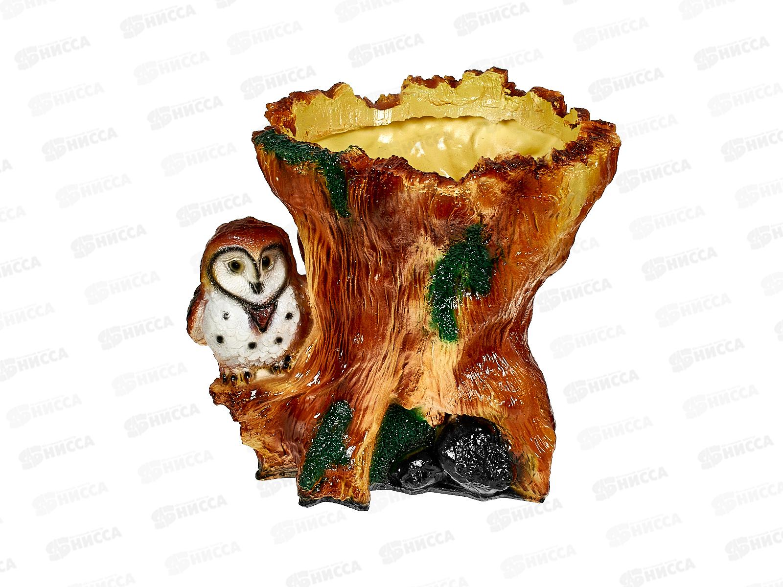 Кашпо "Сова на пне большая" (300*300мм) арт.56