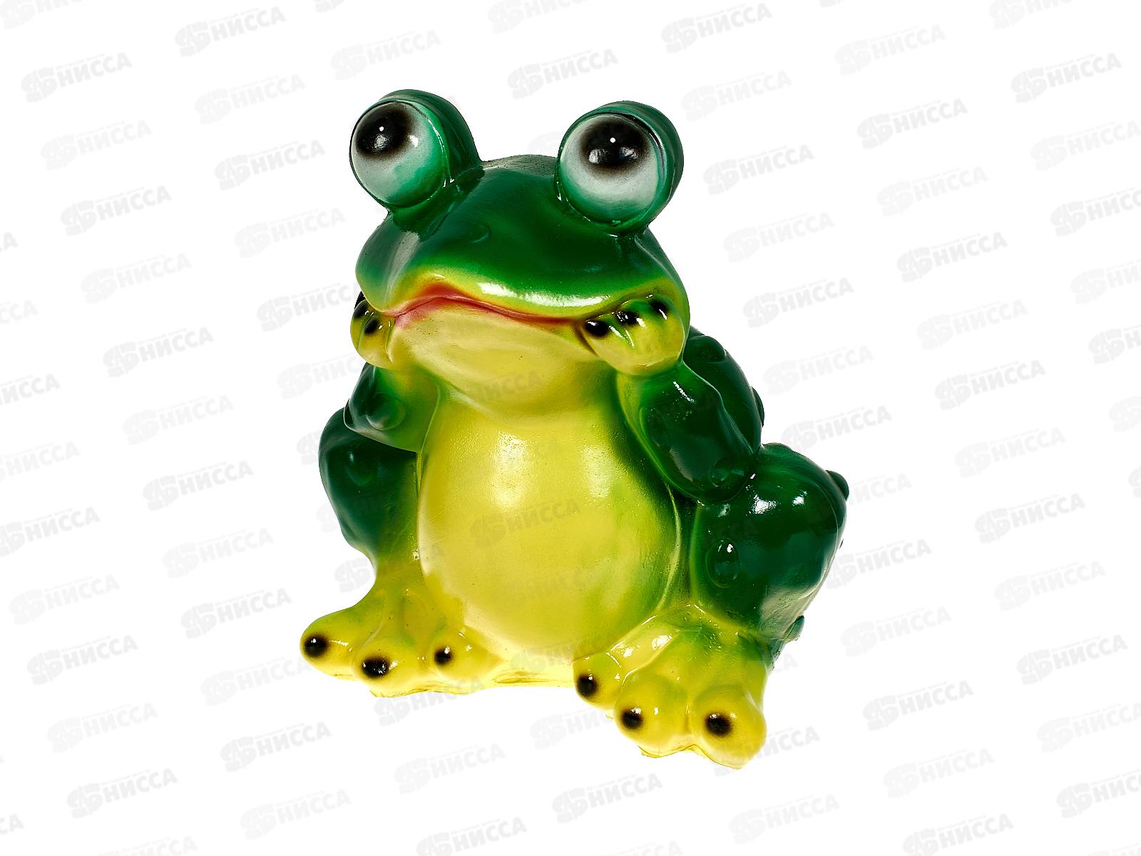 Фигура садовая из гипса "Лягушка большая" (260*260мм) арт.185