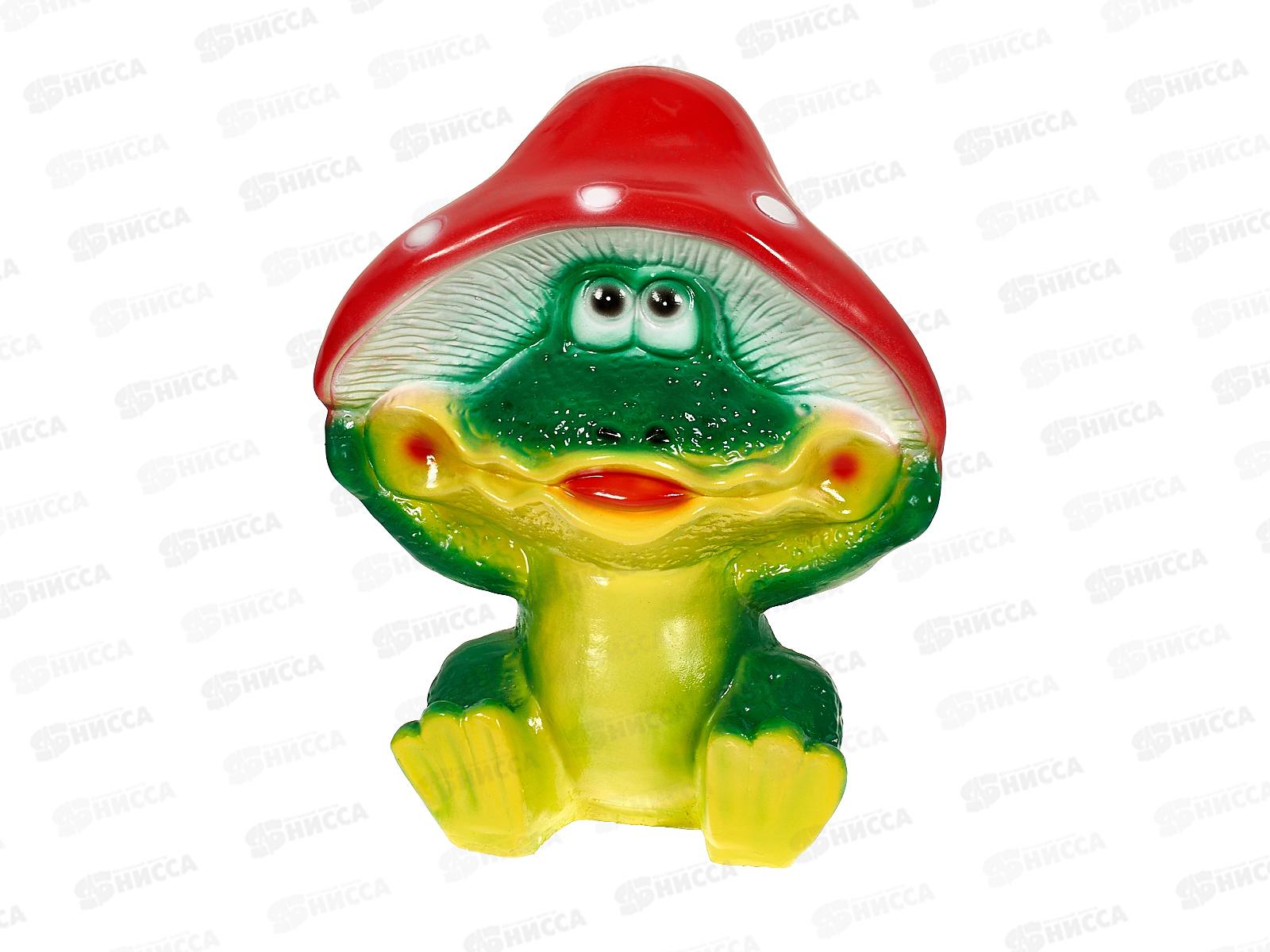 Фигура садовая из гипса &quotЛягушка под мухомором&quot (300*250мм) арт.7