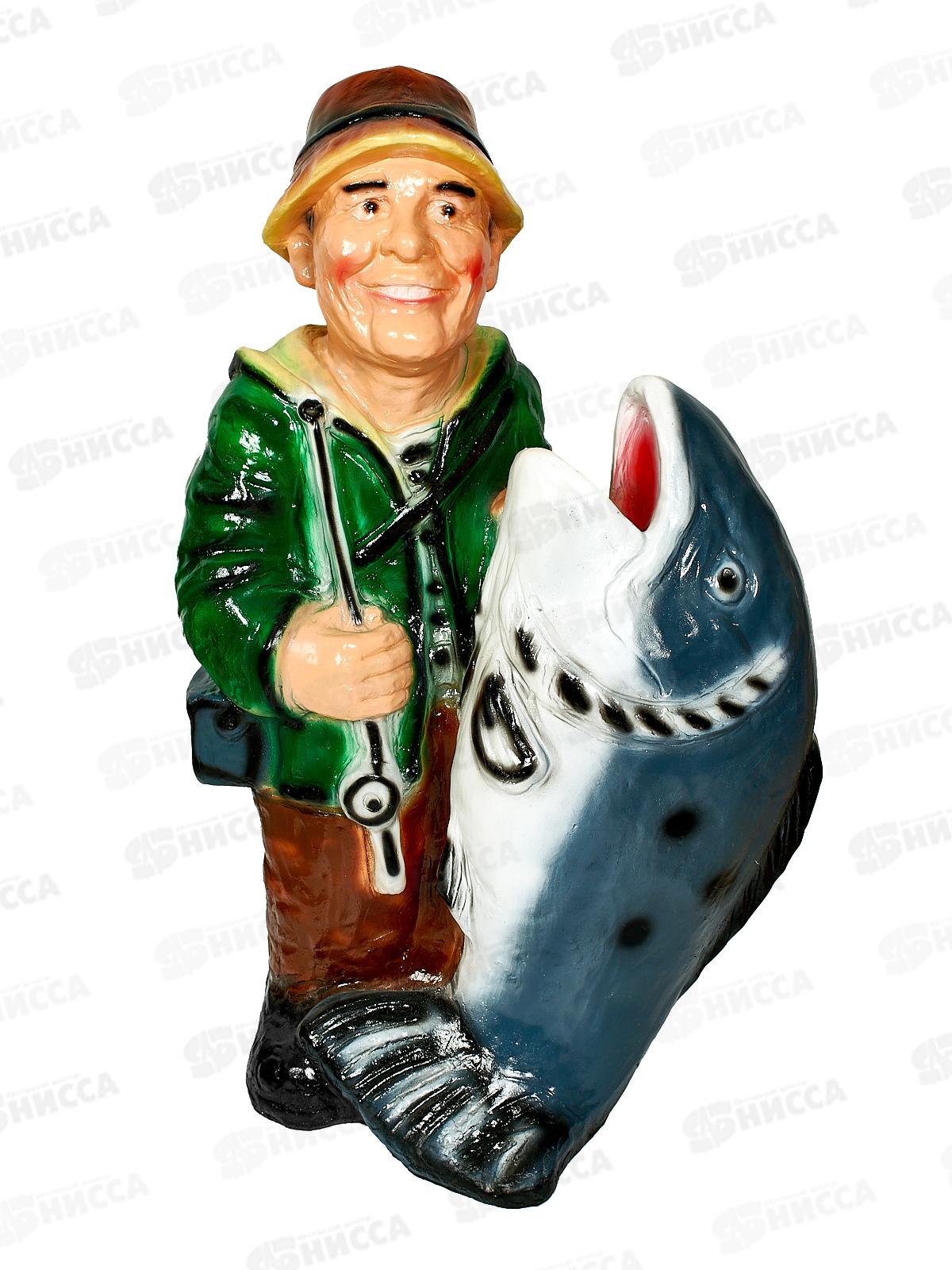 Фигура садовая из гипса &quotРыбак&quot (400*700мм) арт.342