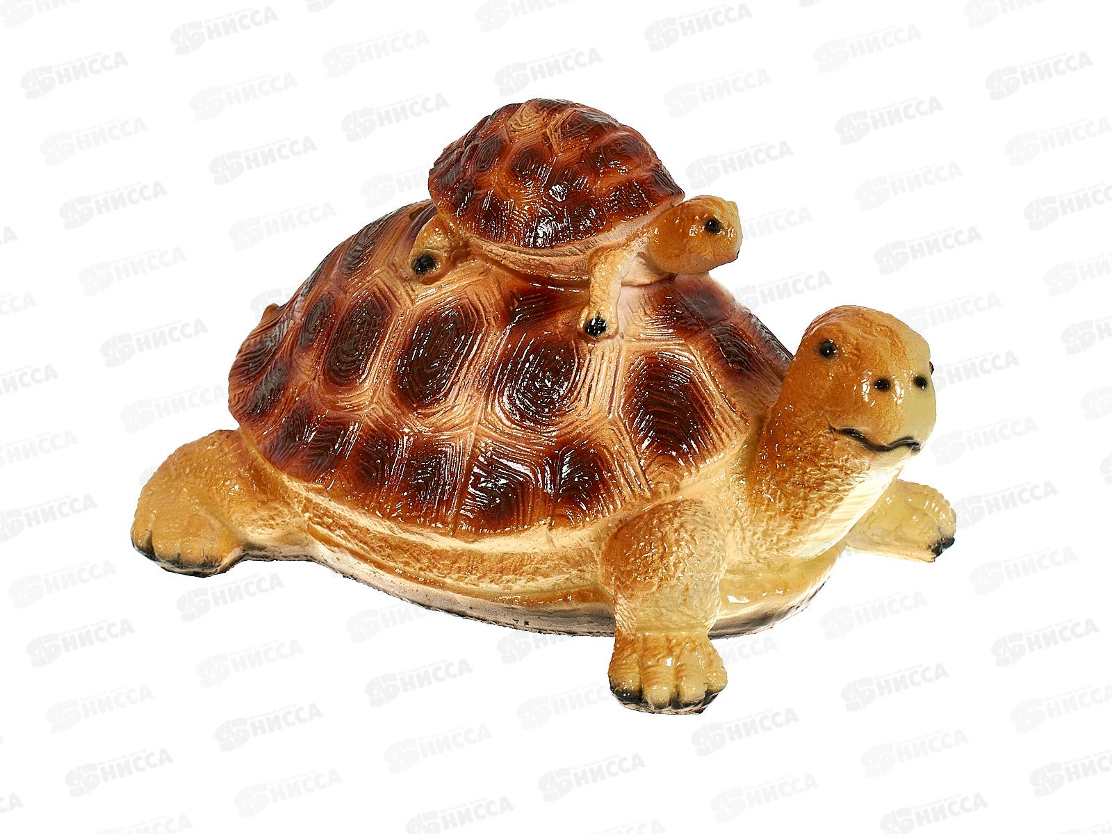 Фигура садовая из гипса &quotЧерепаха двойная&quot (150*270мм) арт.6