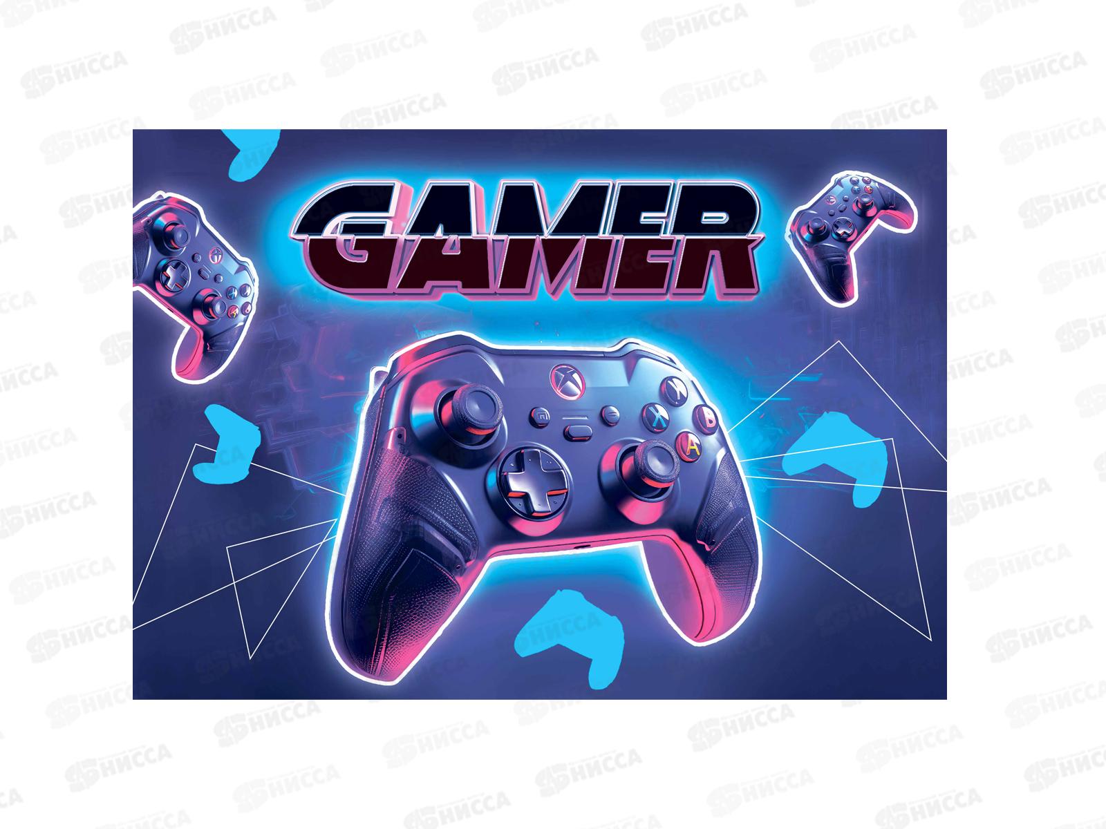 Покрытие на стол д/лепки ПЧЕЛКА Неоновый джойстик  230*330 НПД-1*50