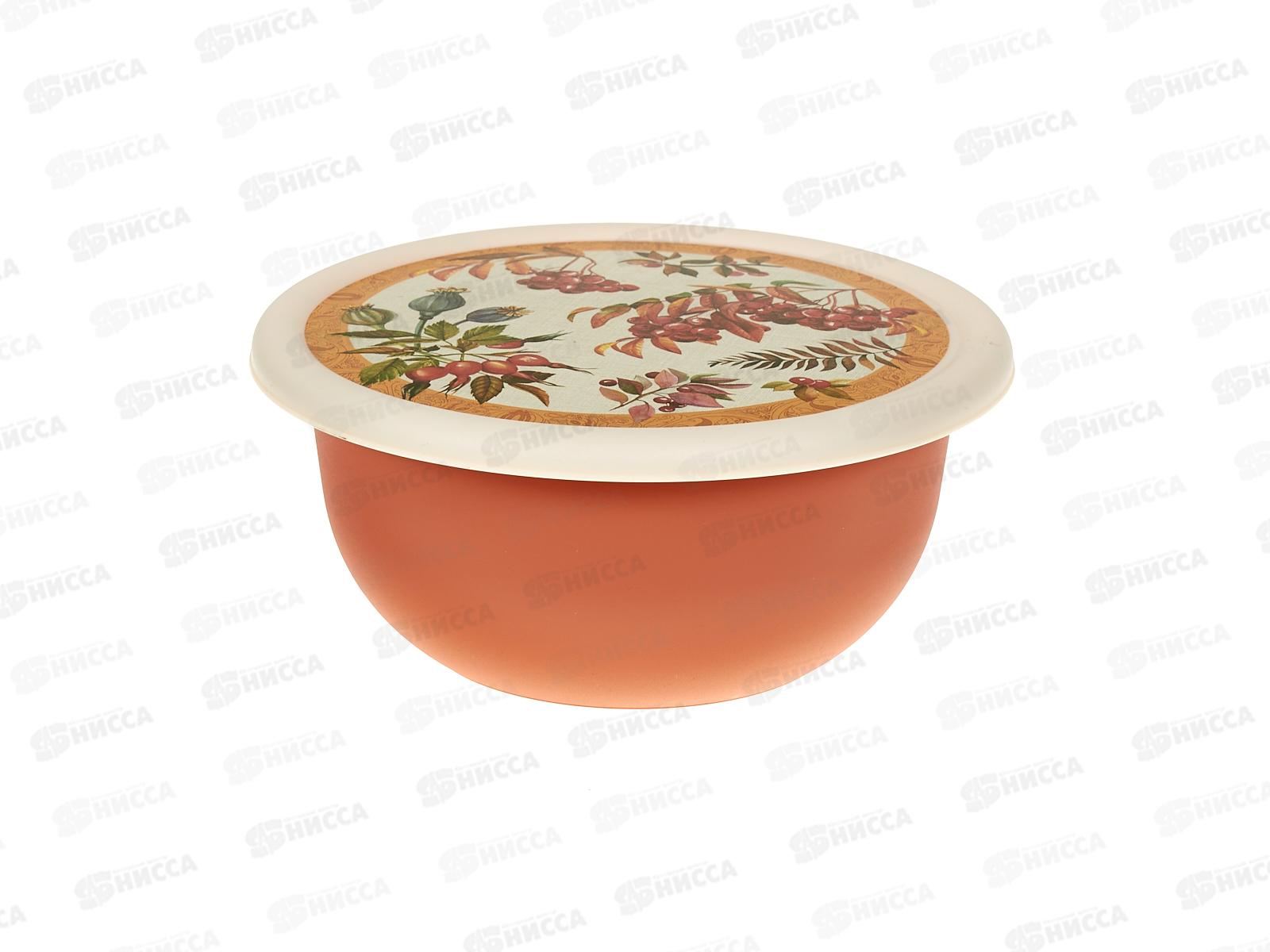 Миска 1,2л с/кр с декором Оранжевый 222143205/04 *18