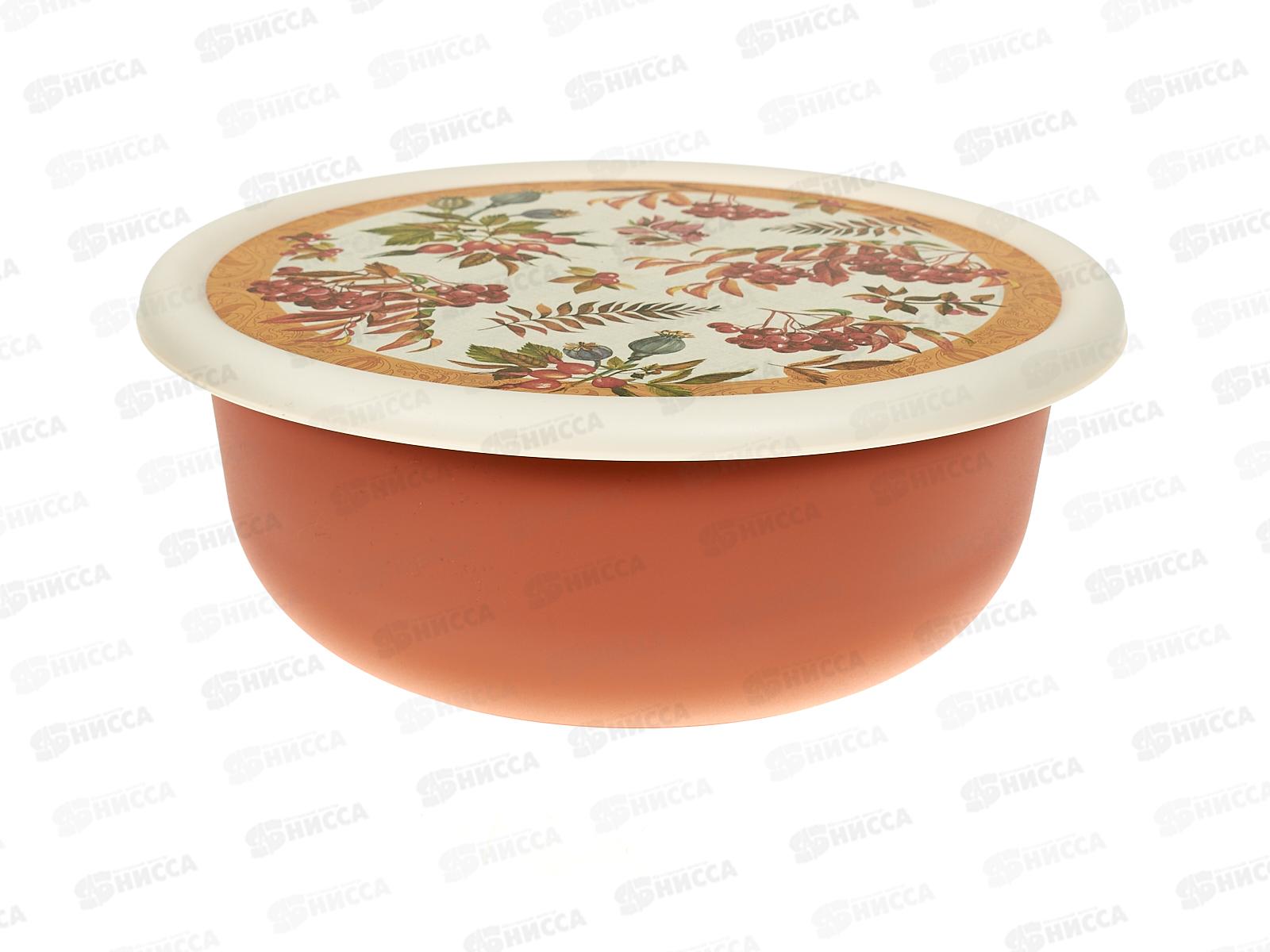 Миска 3,2л с/кр с декором Оранжевый 222143405/04 *12