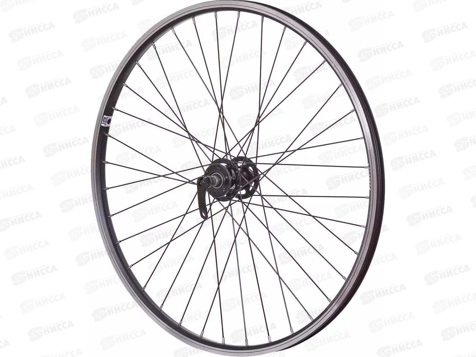 Колесо велосипедное 26" переднее в сборе, disc, 335842