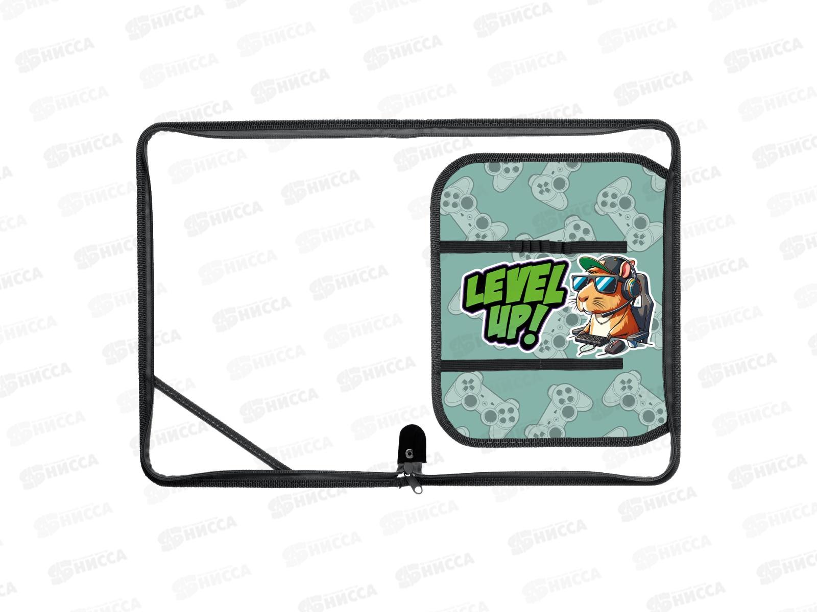 Папка д/труда ПЧЕЛКА А4 молн.вокруг Capy gamer 2025, ПТР-1 *50