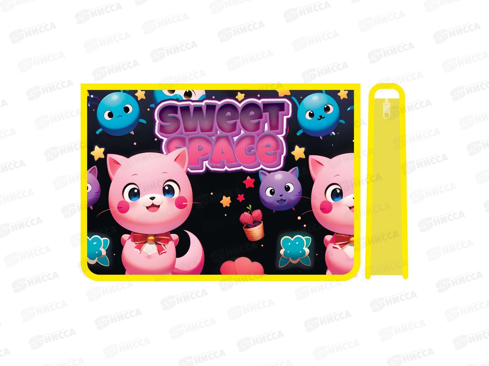 Папка д/труда ПЧЕЛКА А4 молн.верх.диз. Мультяшные зверята., ПТР-22 *40