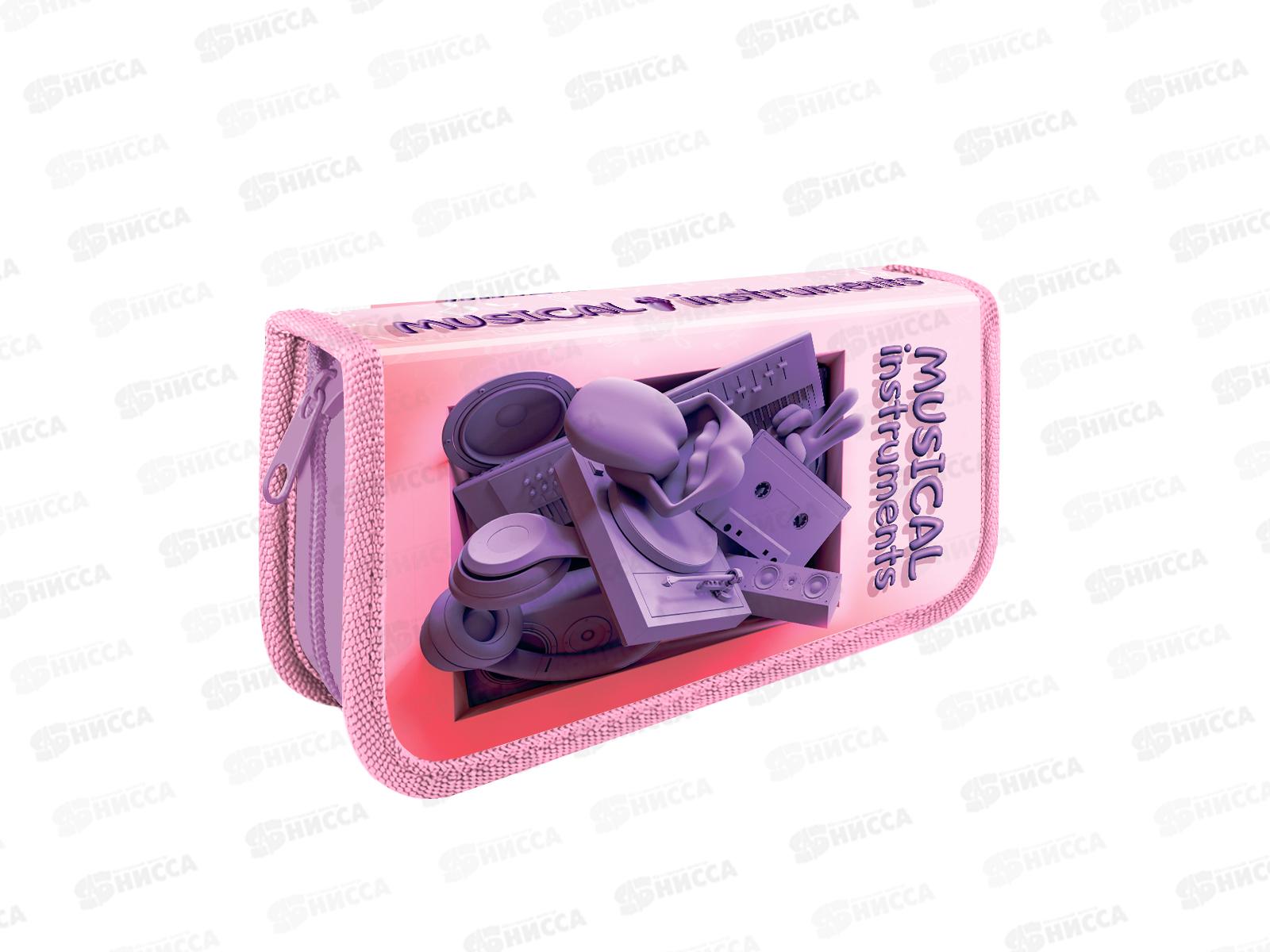 Пенал ПЧЕЛКА 1отд., Музыкальное настроение 190*115, ПО-04 *35