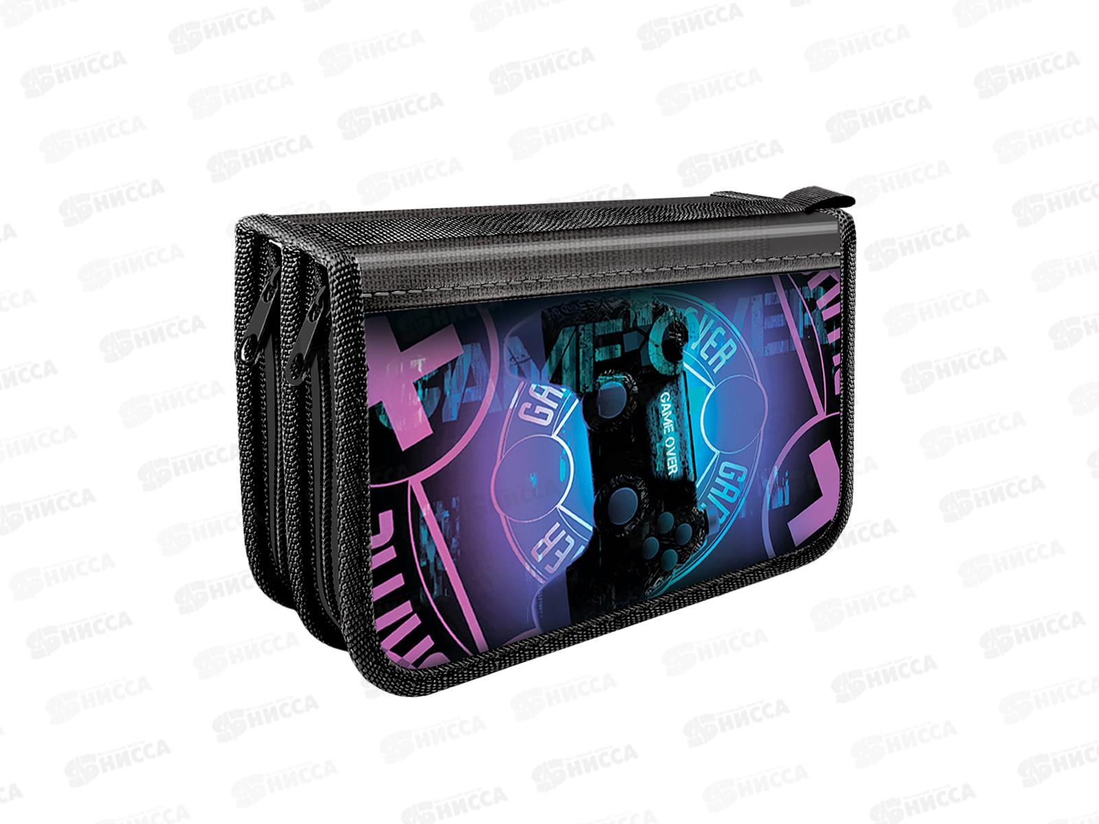 Пенал ПЧЕЛКА 2отд.,Неоновый джойстик откид.план. 190*120, ПО-05 *20