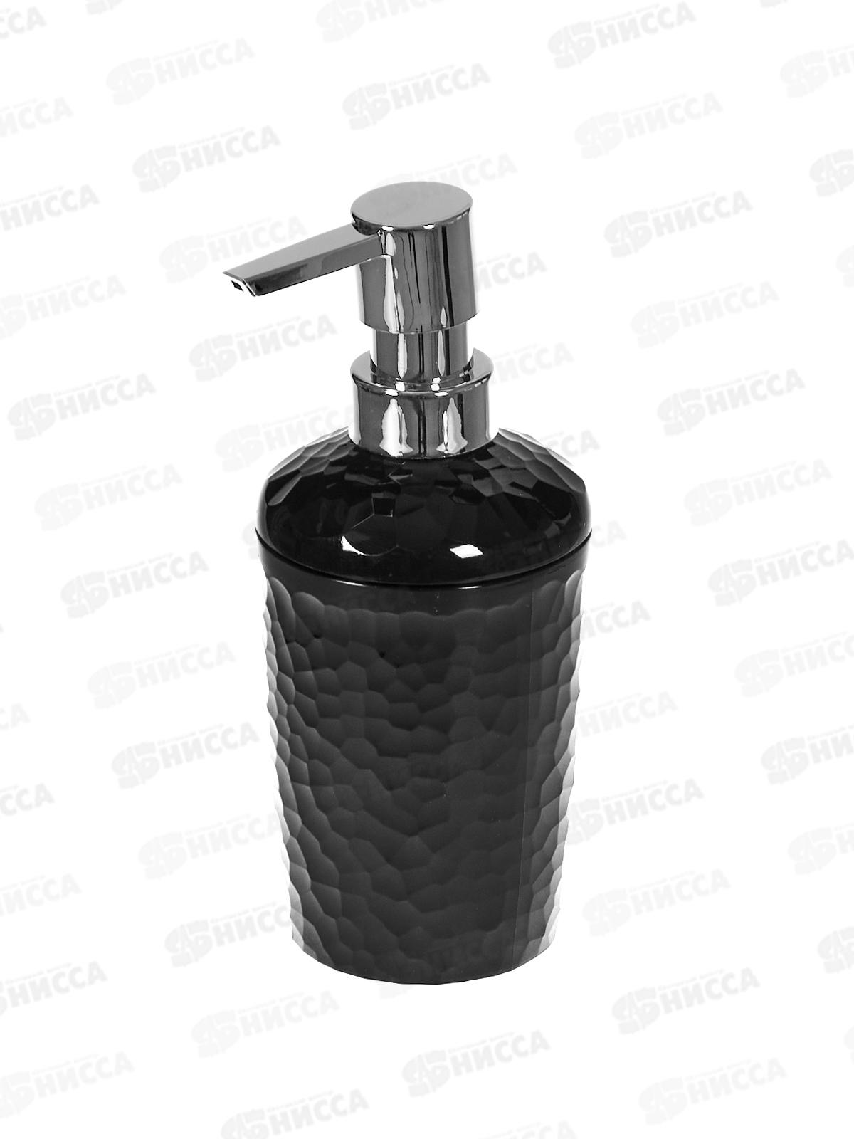 Диспенсер д/мыла &quotTule&quot 350мл черный 221304030/01