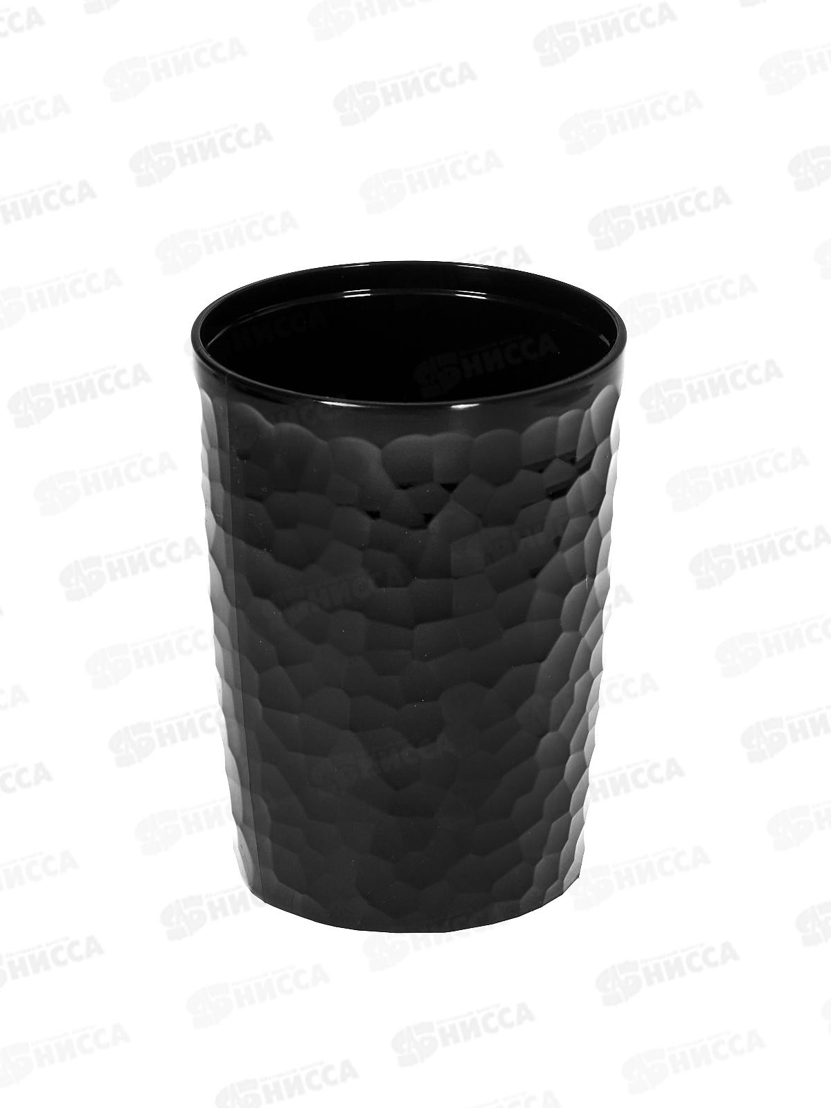 Стакан д/ванной &quotTule" 350мл (черный) 221304130/01