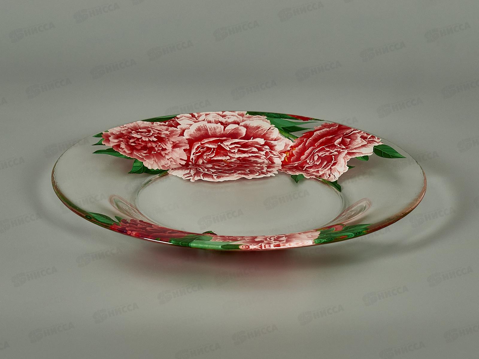 Тарелка сервировочная 327/1-Д Пионы